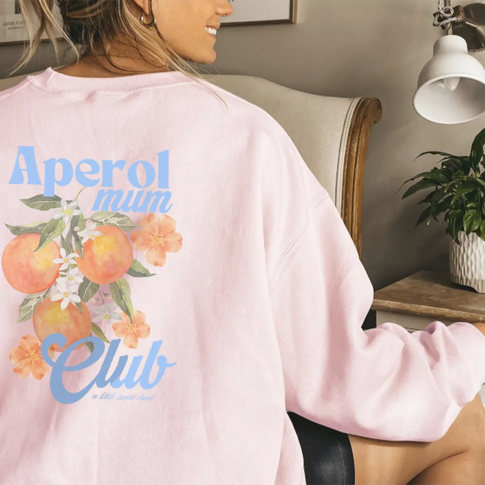 Aperol Mum Club Women's Graphic Sweatshirt