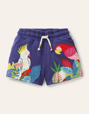 Applikations-Jersey-Shorts - Steuerbord Blaue Vögel