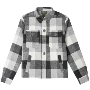 Ariat Womens Ashford Shirt Jacket Heather Grey Plaid raincoats promo code