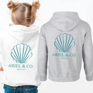 Ariel & Co 1989 Back Logo Hoodie girls skirts clearance