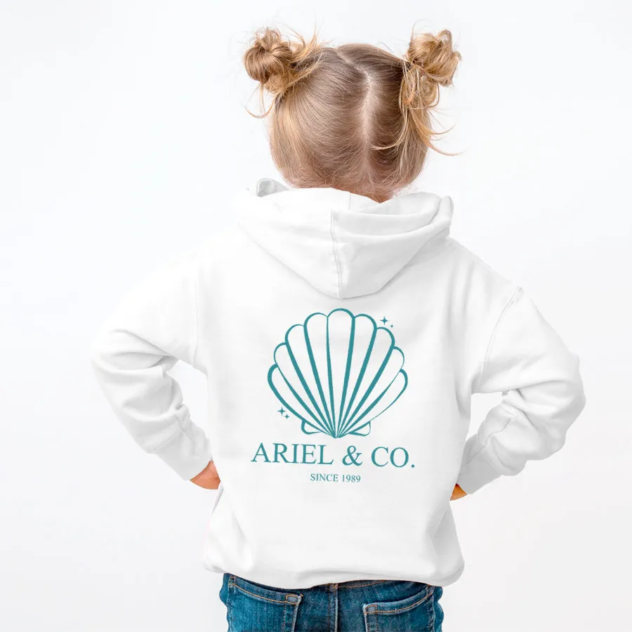 Ariel & Co 1989 Back Logo Hoodie girls skirts clearance