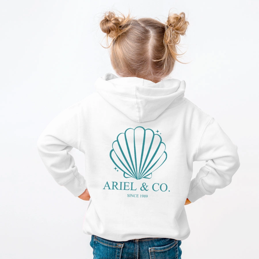 Ariel & Co 1989 Back Logo Hoodie girls jeans best deals