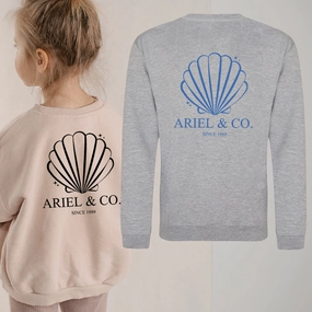 Ariel & Co 1989 Back Logo Kids Sweatshirt girls jeans best deals