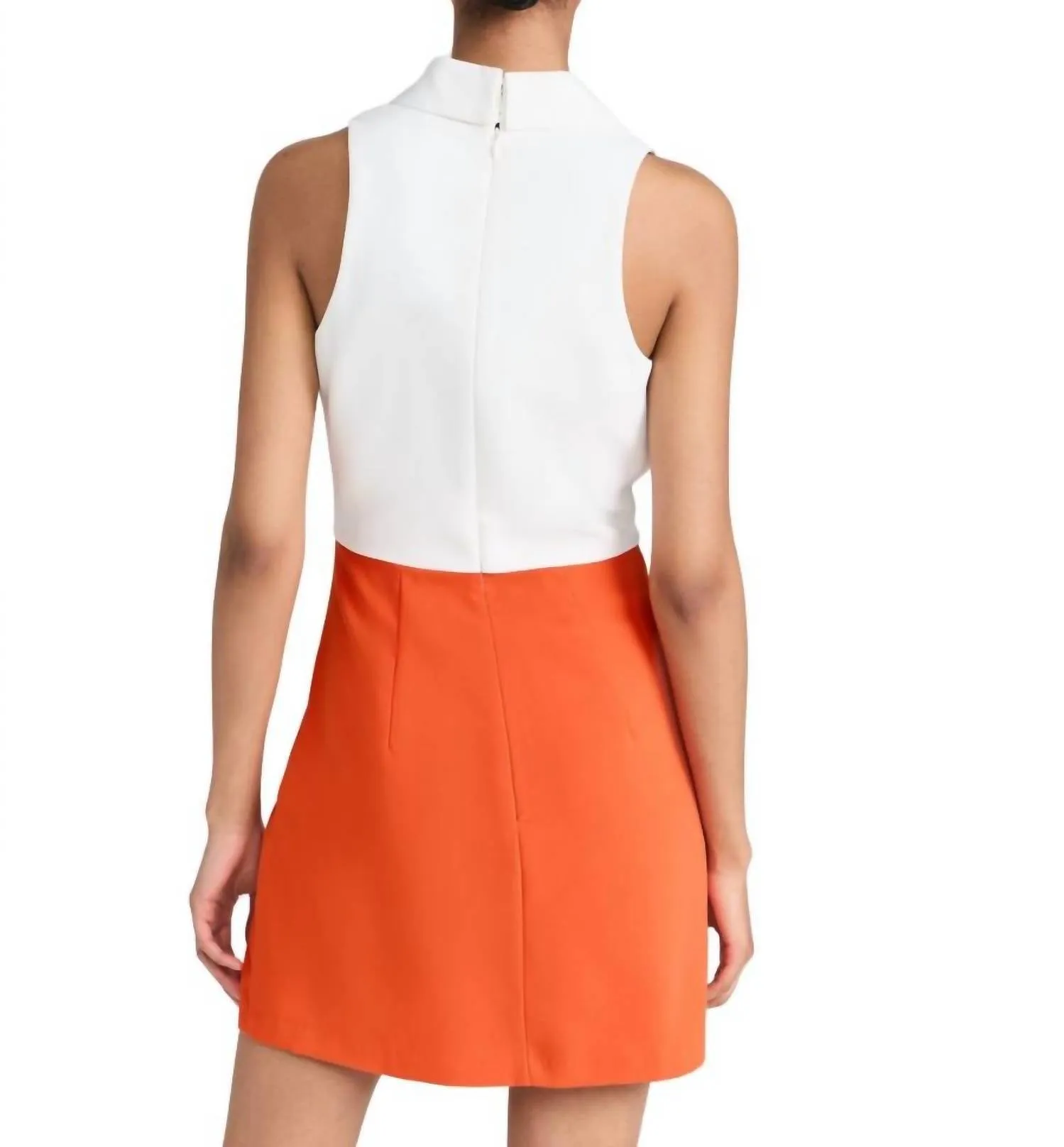 Augusta Dress In Ivory,mandarin