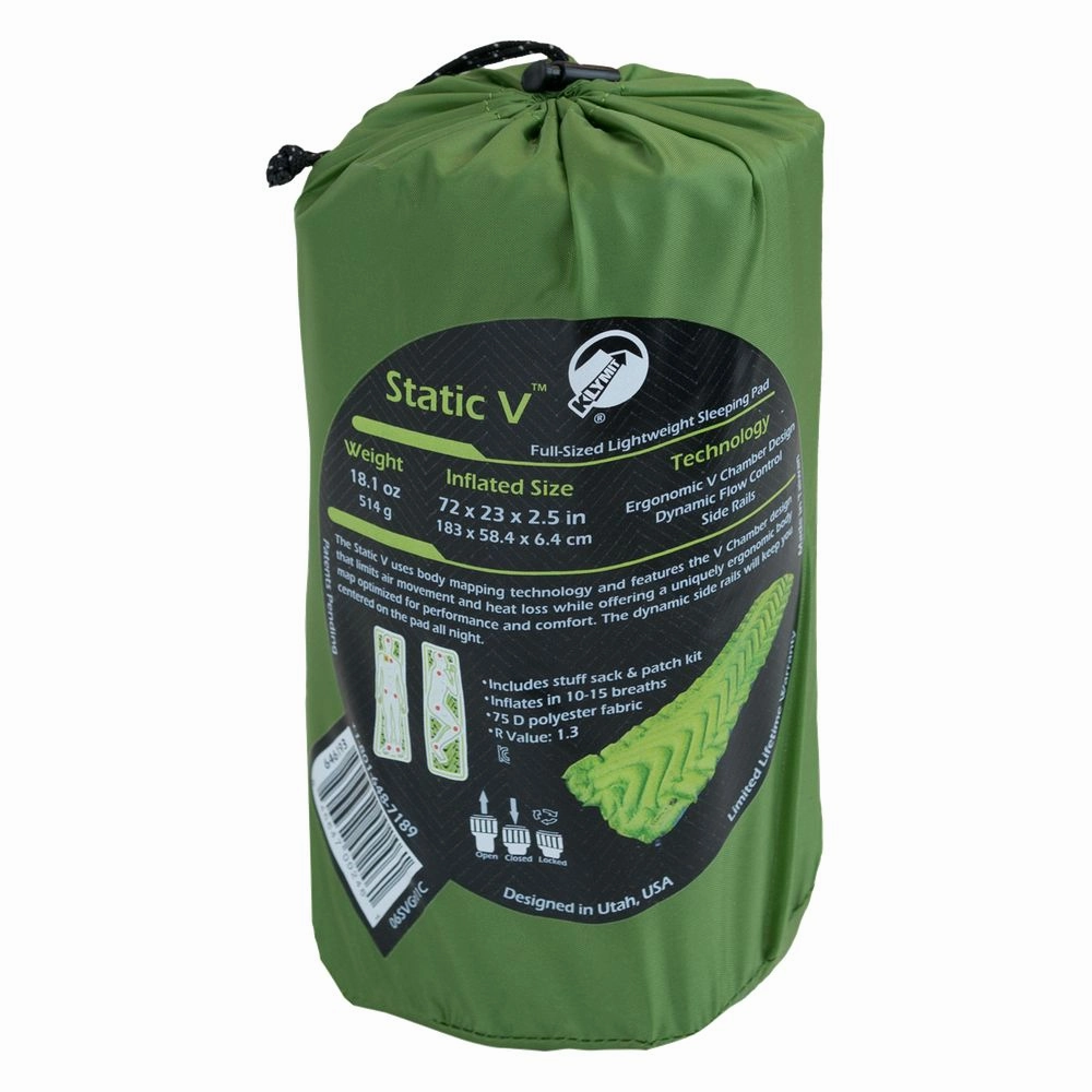 65-83%OFF Klymit 06SVGR02C Static V Sleeping Pad - Green , buy more and save more, best quality for you.