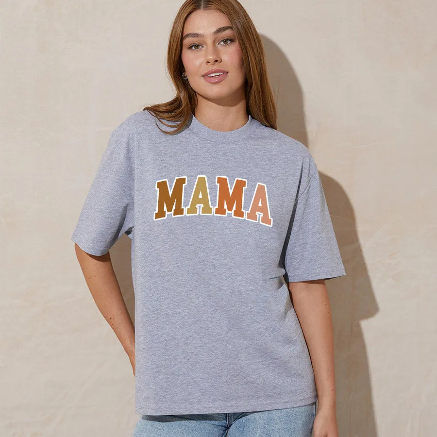 Autumn Mama College Oversize T-Shirt maternity dresses promo