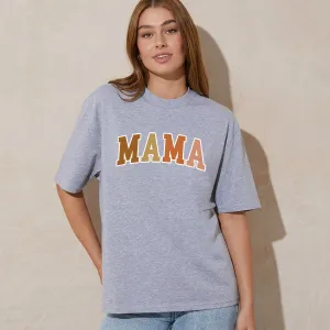 Autumn Mama College Oversize T-Shirt maternity dresses promo
