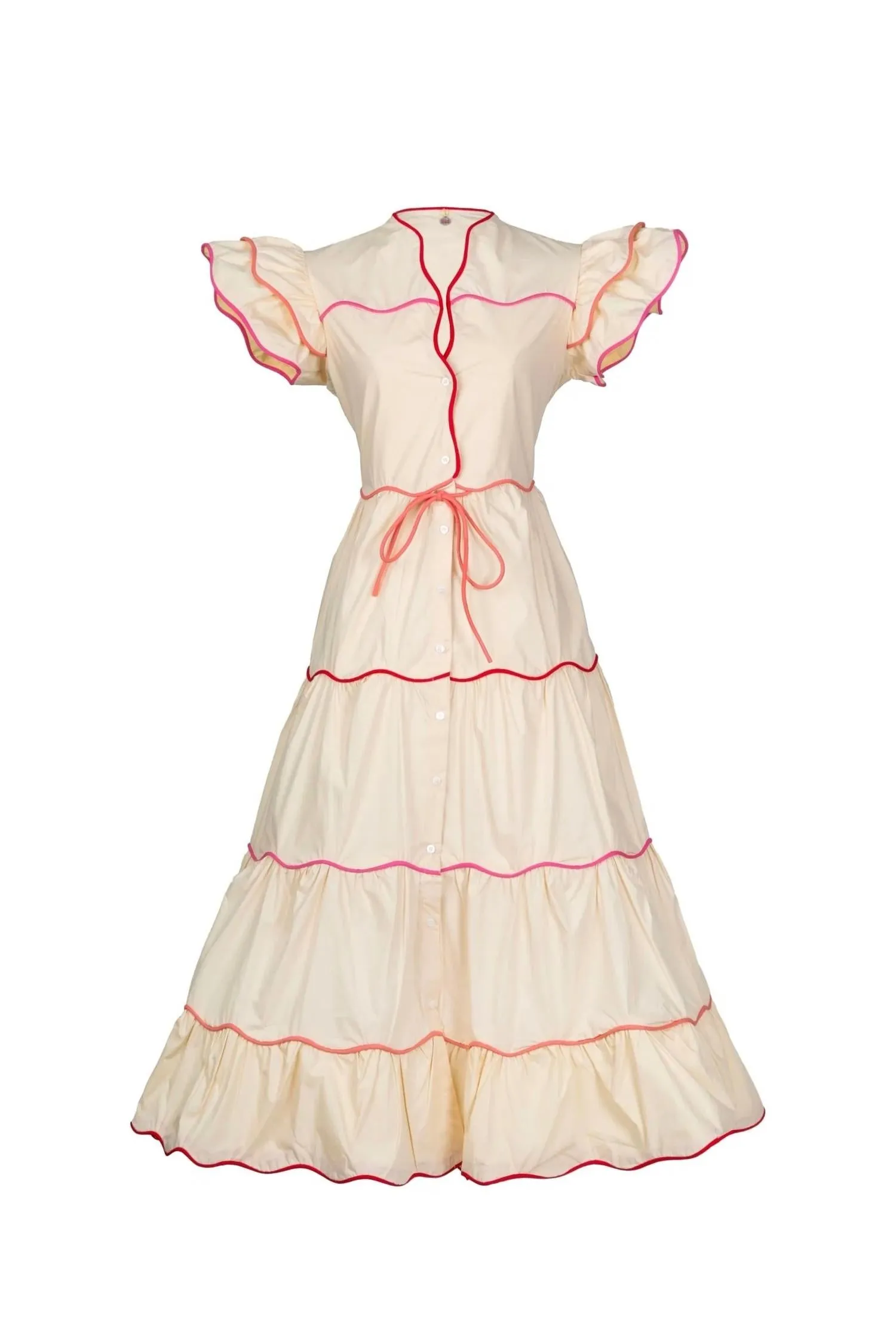 Baba Voyager Dress In Cream