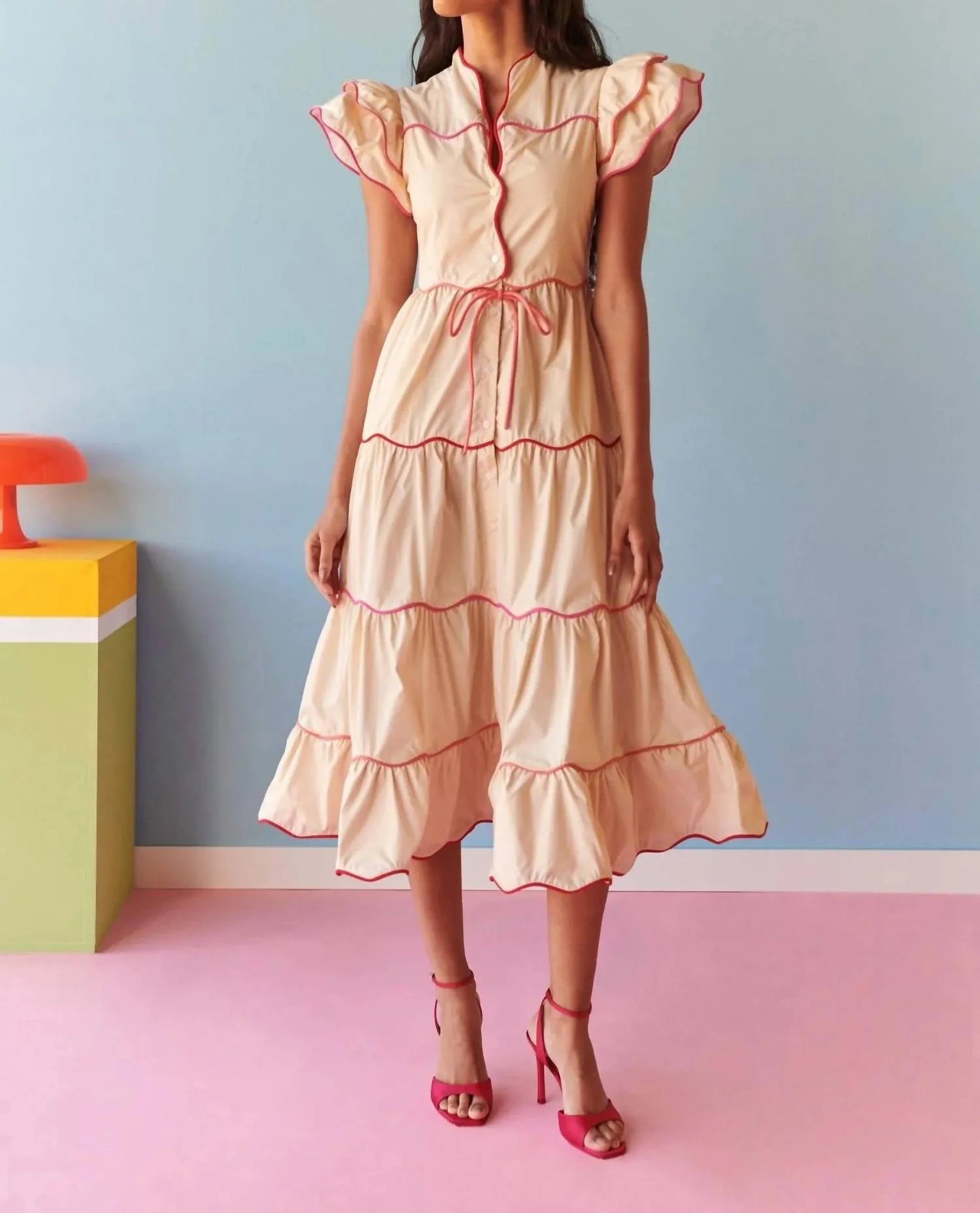 Baba Voyager Dress In Cream
