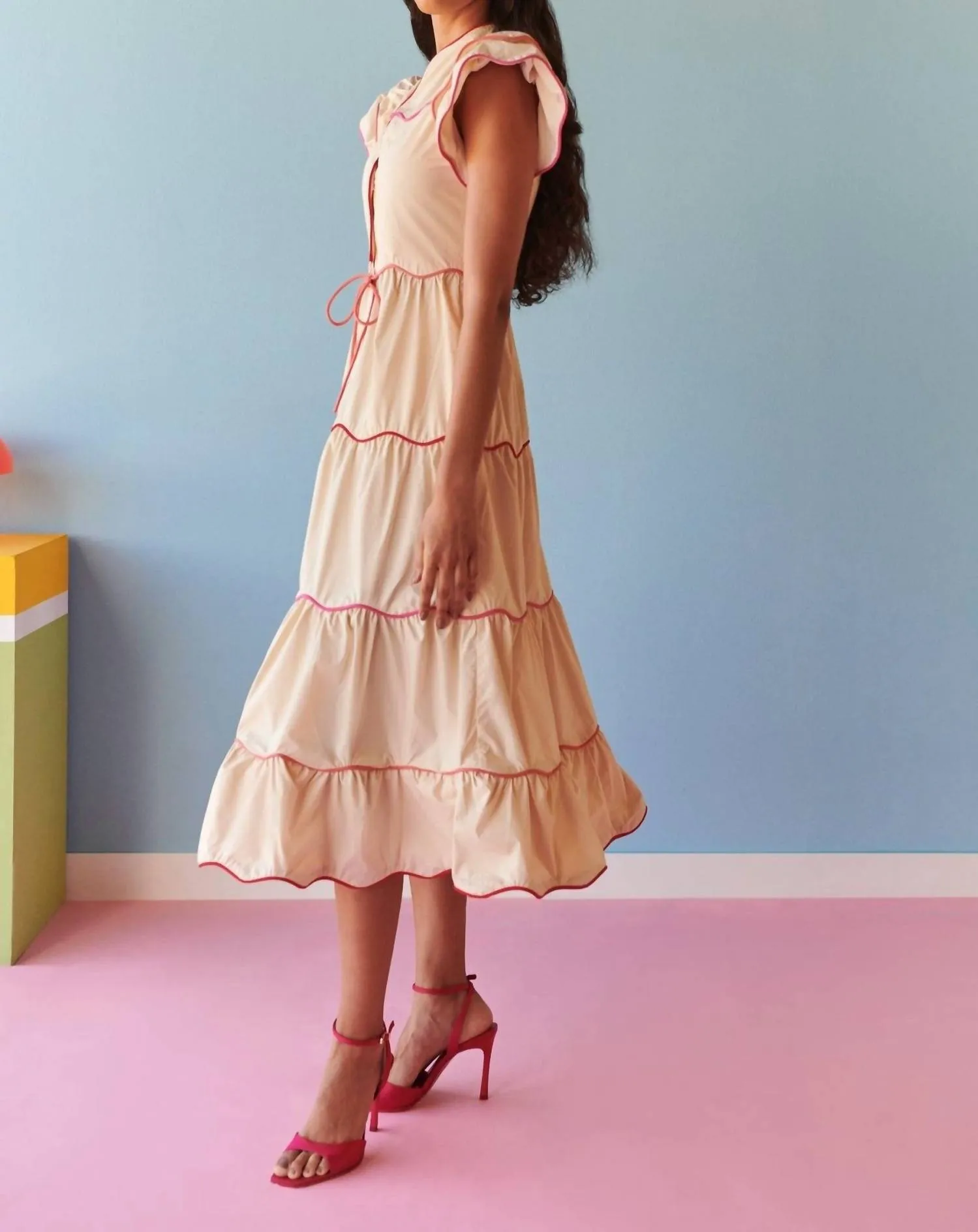 Baba Voyager Dress In Cream