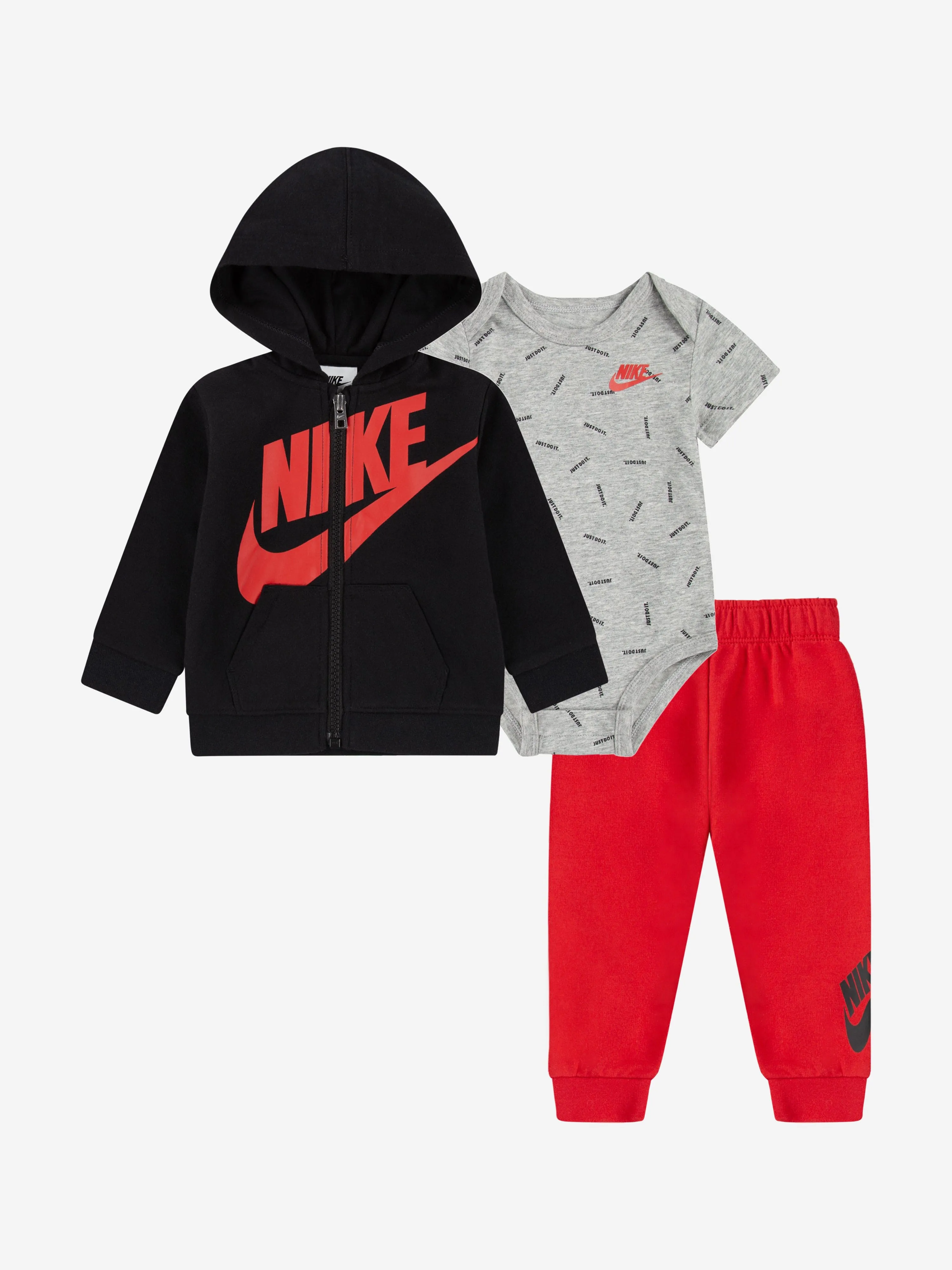 Baby Boys 3-teiliger Tracksuit-Set in Rot