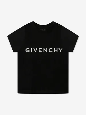 Baby Boys 4G Logo T-Shirt in Schwarz