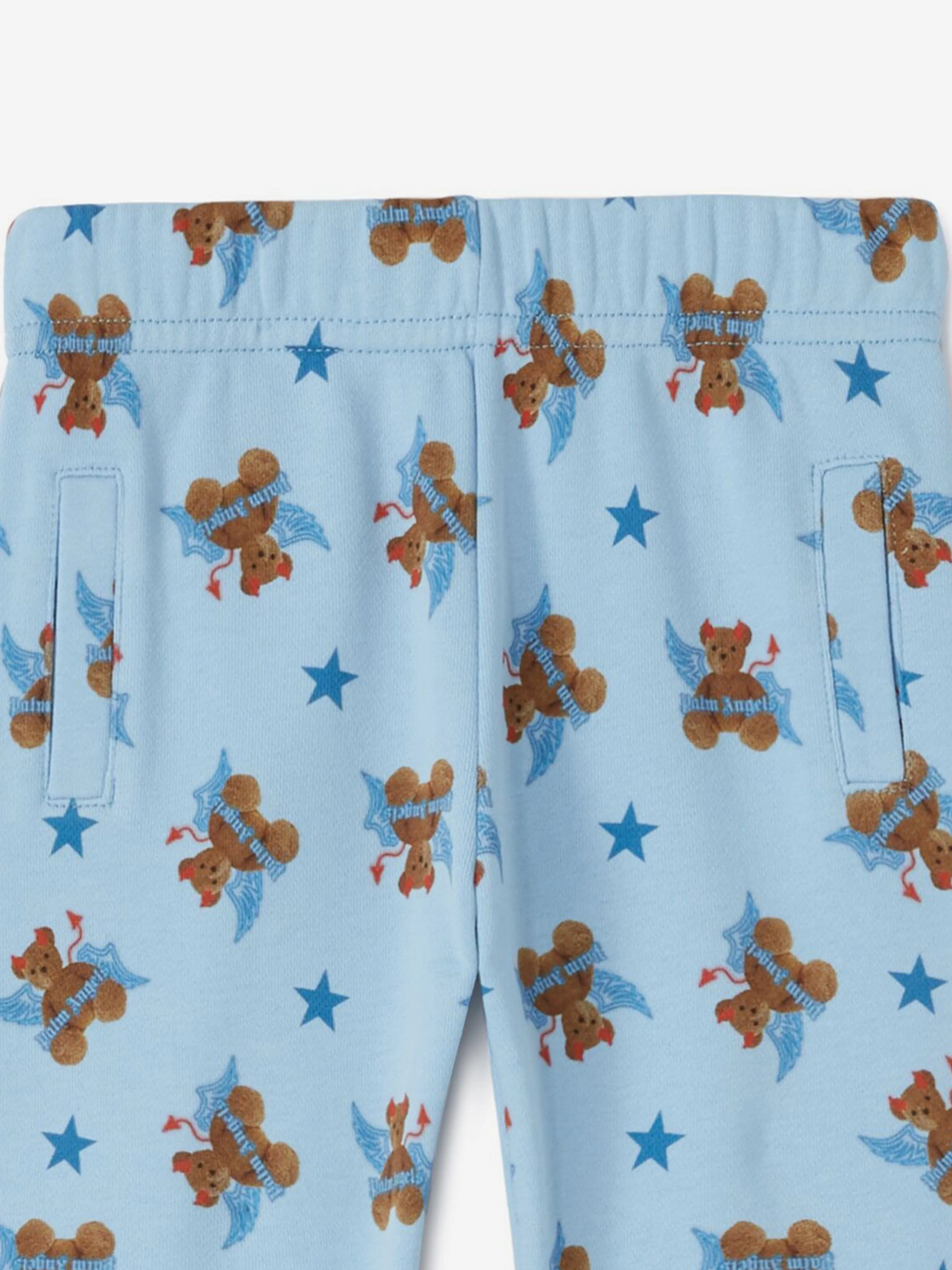 Baby Boys AOP Bär Teufel Jogginghose in Blau