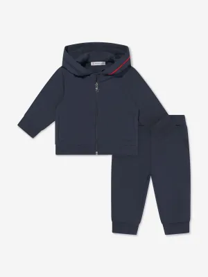 Baby Boys Branded Tracksuit in Marineblau