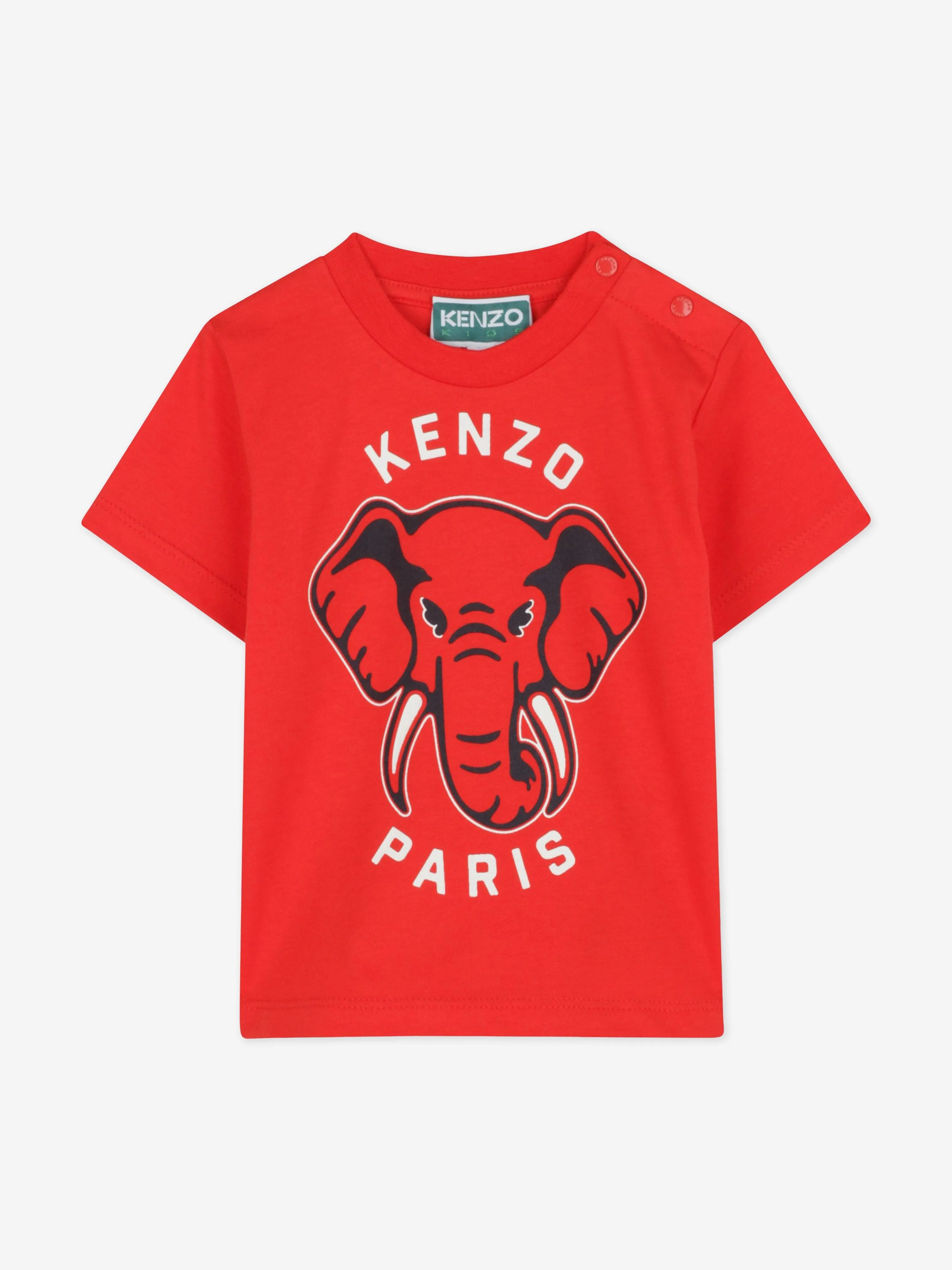Rotes Elefanten-T-Shirt für Babyjungen
