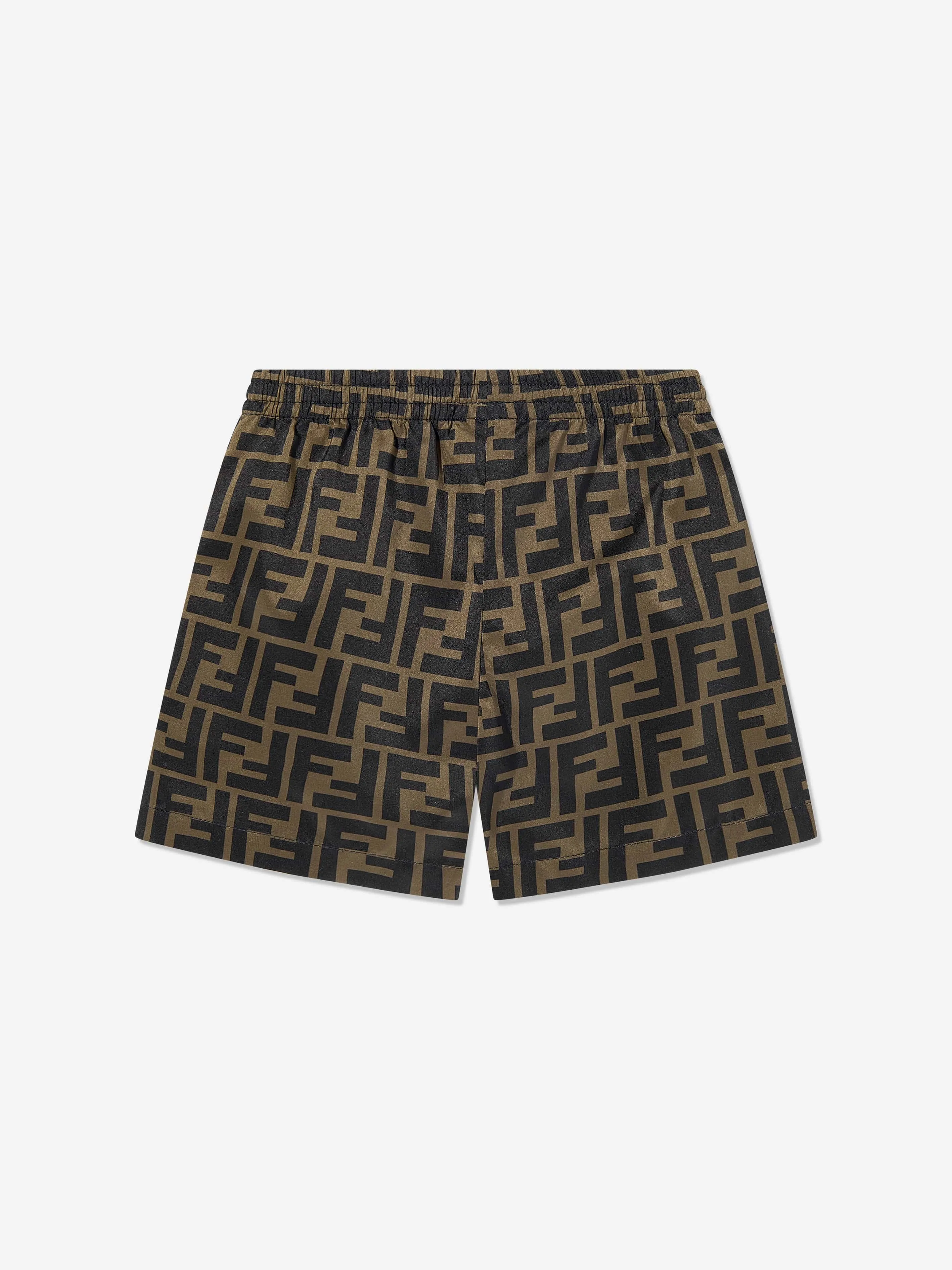 Baby Boys FF Badeshorts in Braun