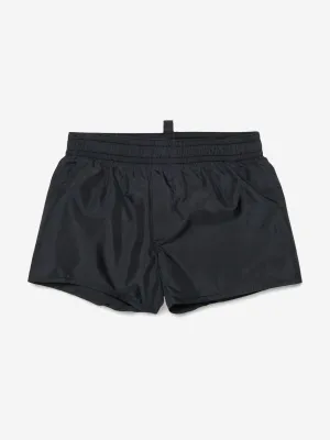 Icon Badeshorts für Jungen in Schwarz
