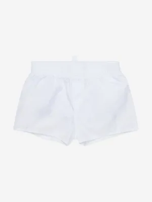 Baby Boys Icon Badeshorts in Weiß