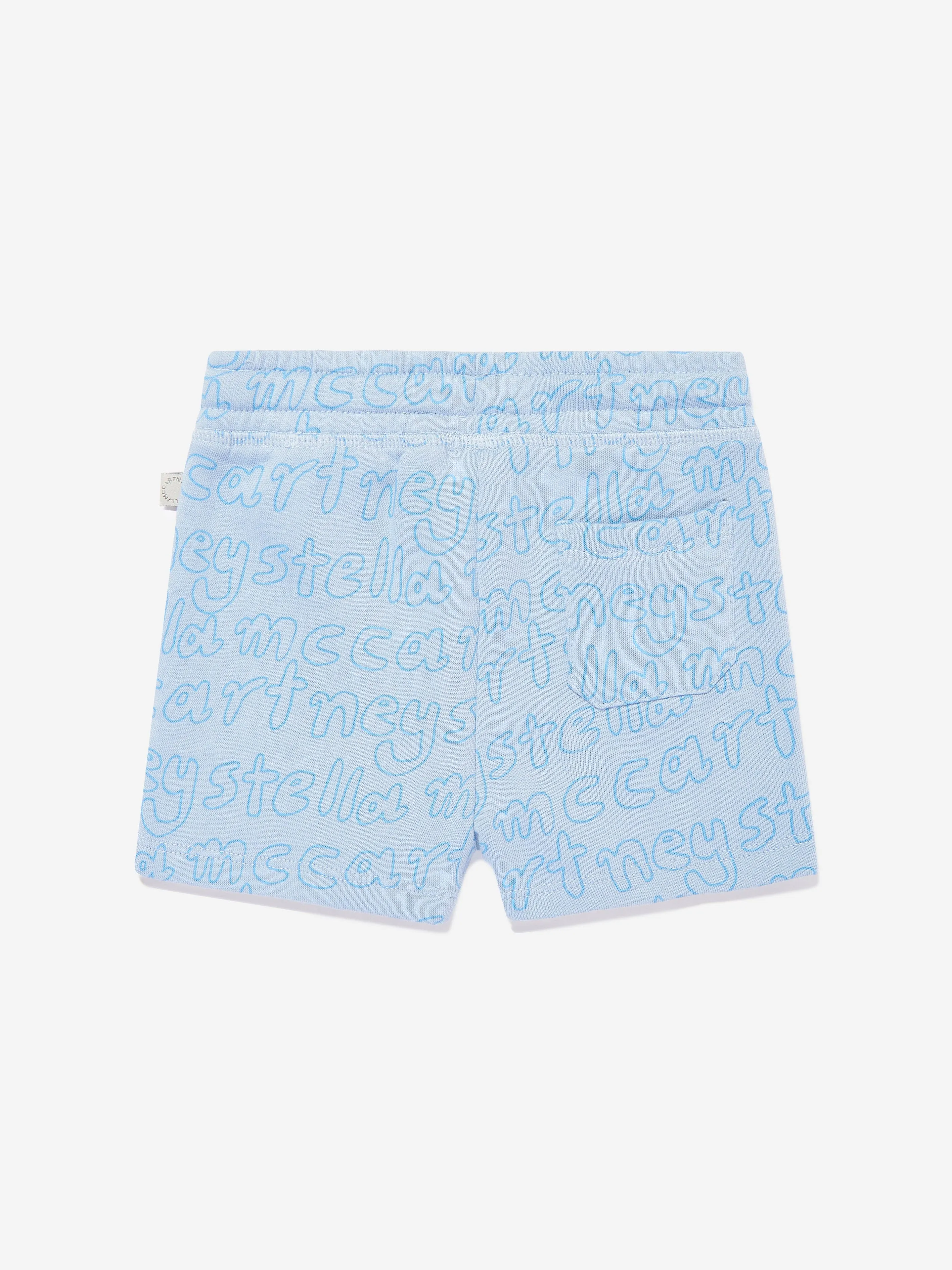 Buben Logo-Jersey-Shorts in Blau