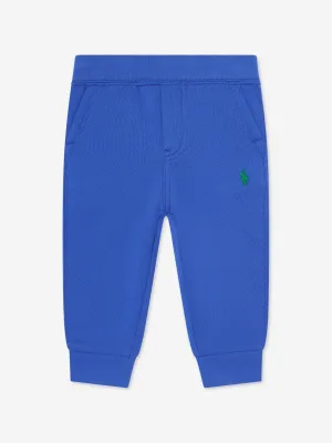 Blaue Jogginghosen für Babyjungen mit Logo