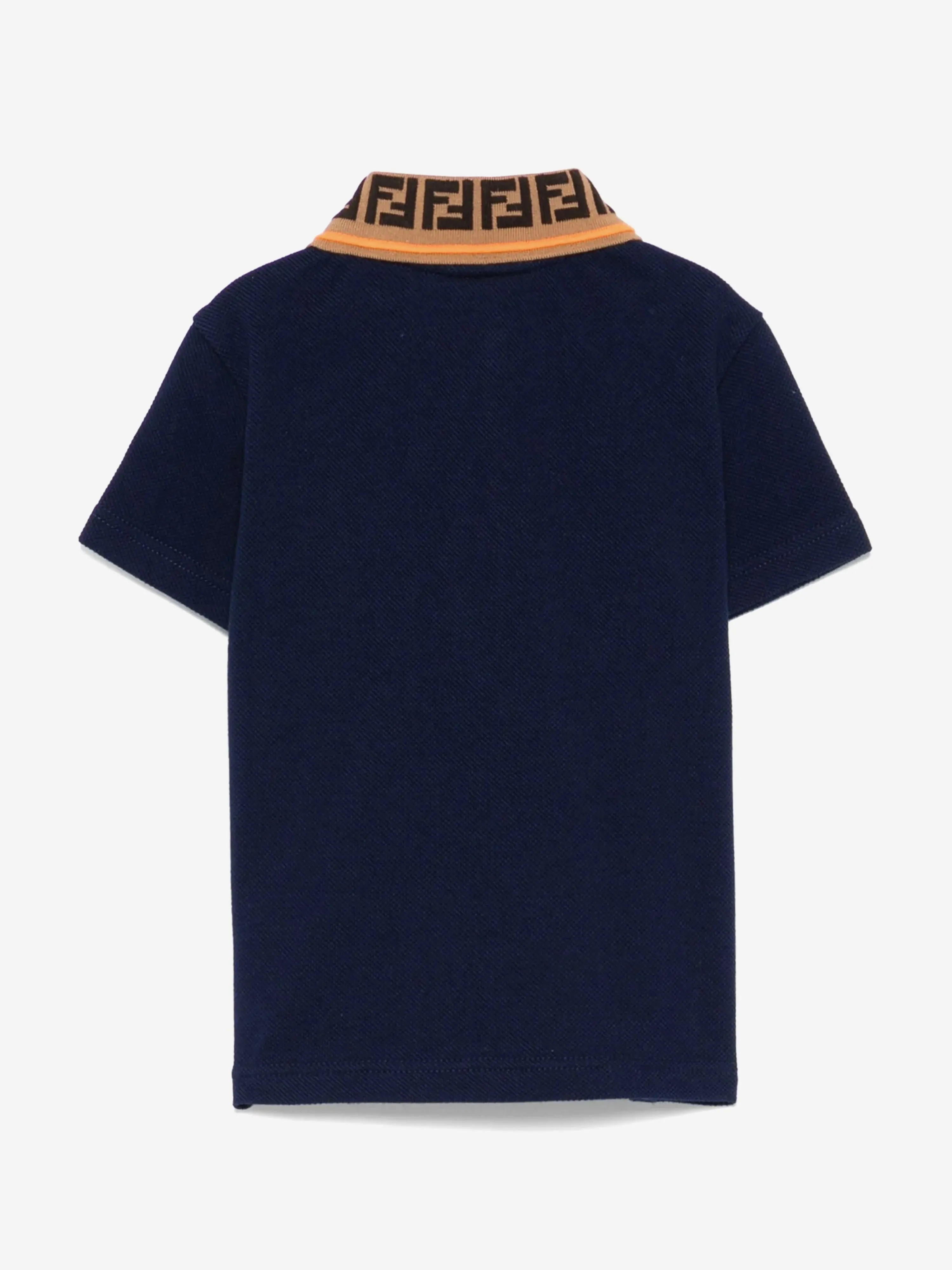 Logo Polohemd für Jungen in Marineblau