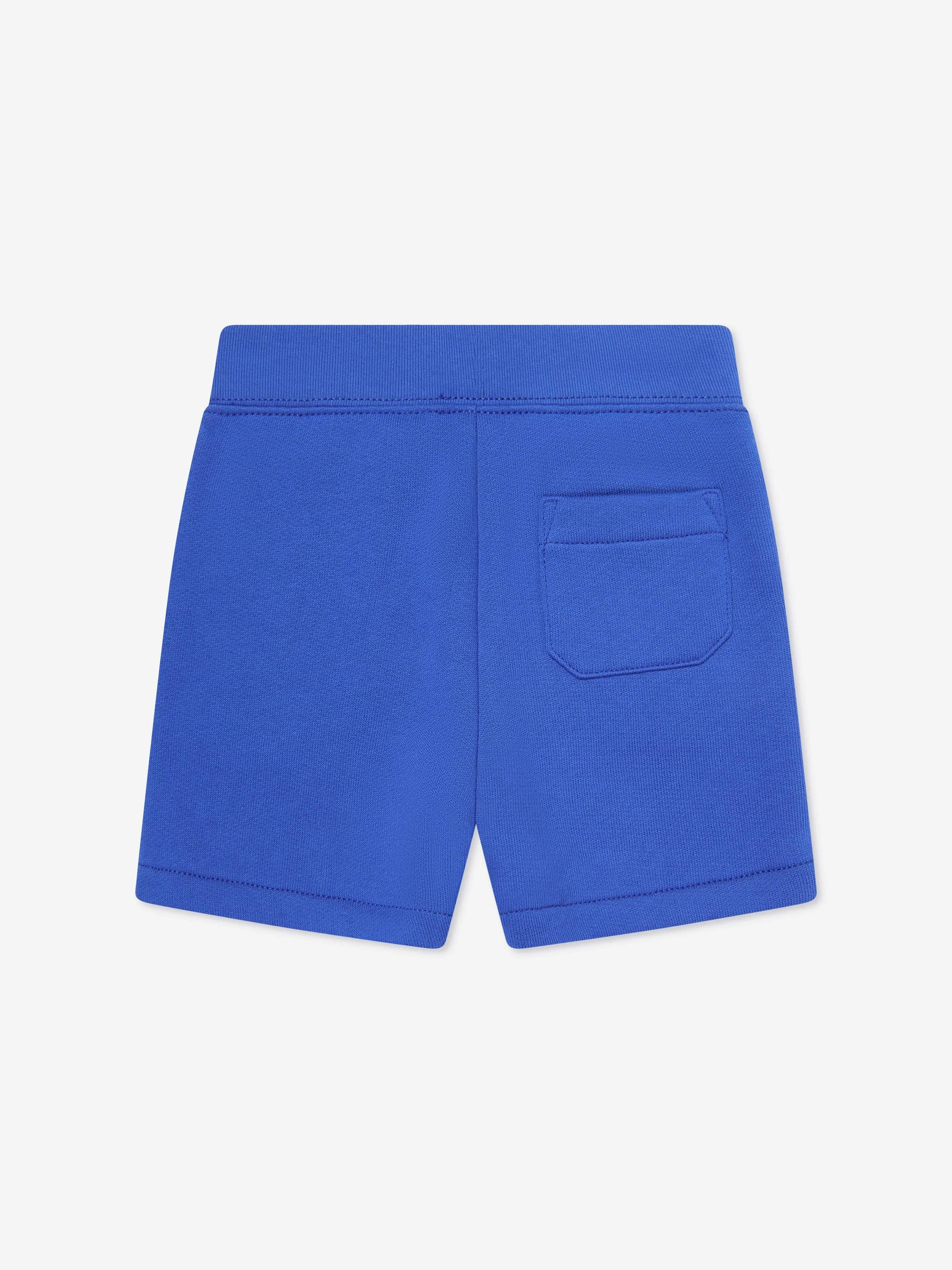 Buben Logo Shorts in Blau