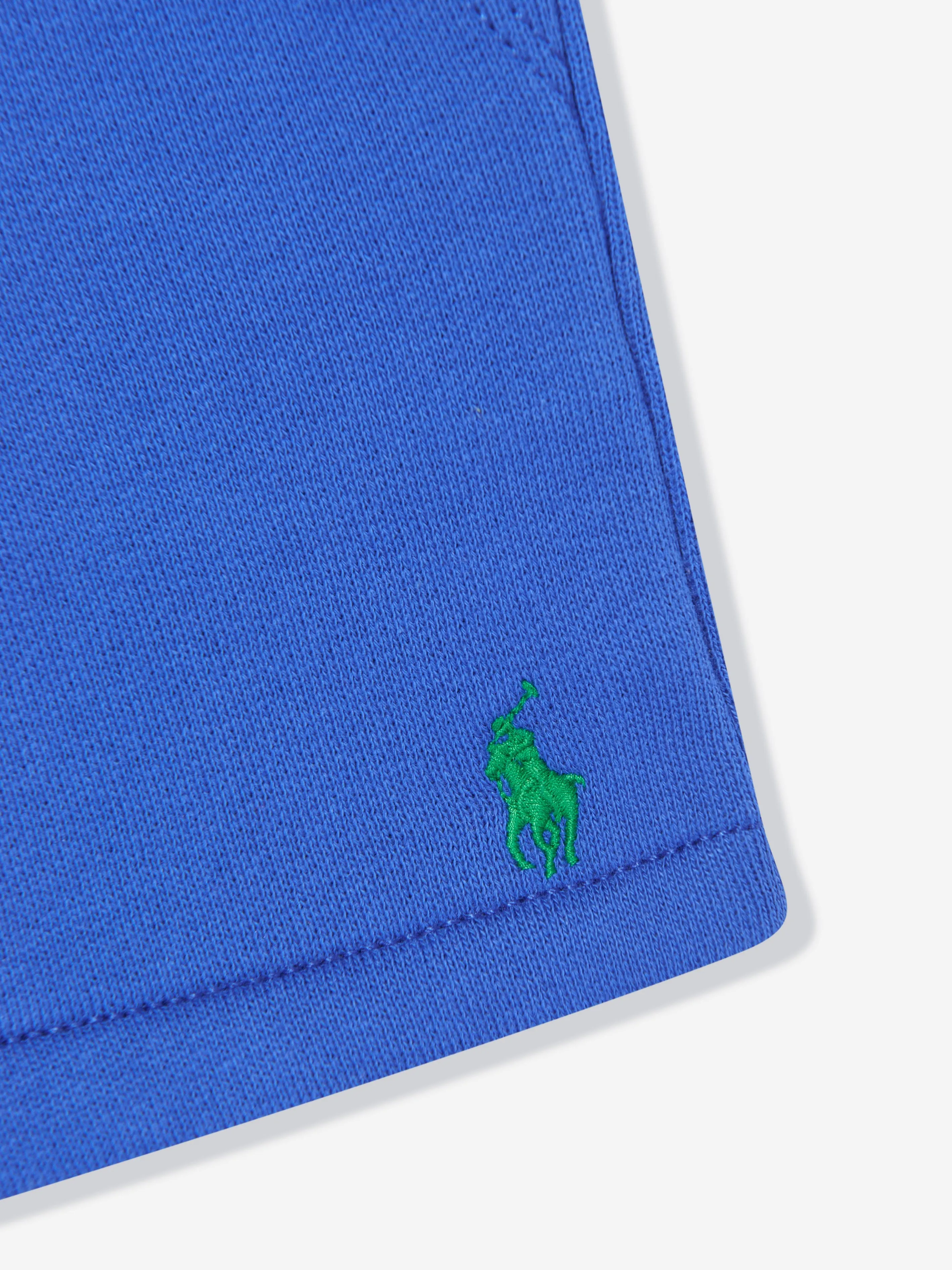 Buben Logo Shorts in Blau