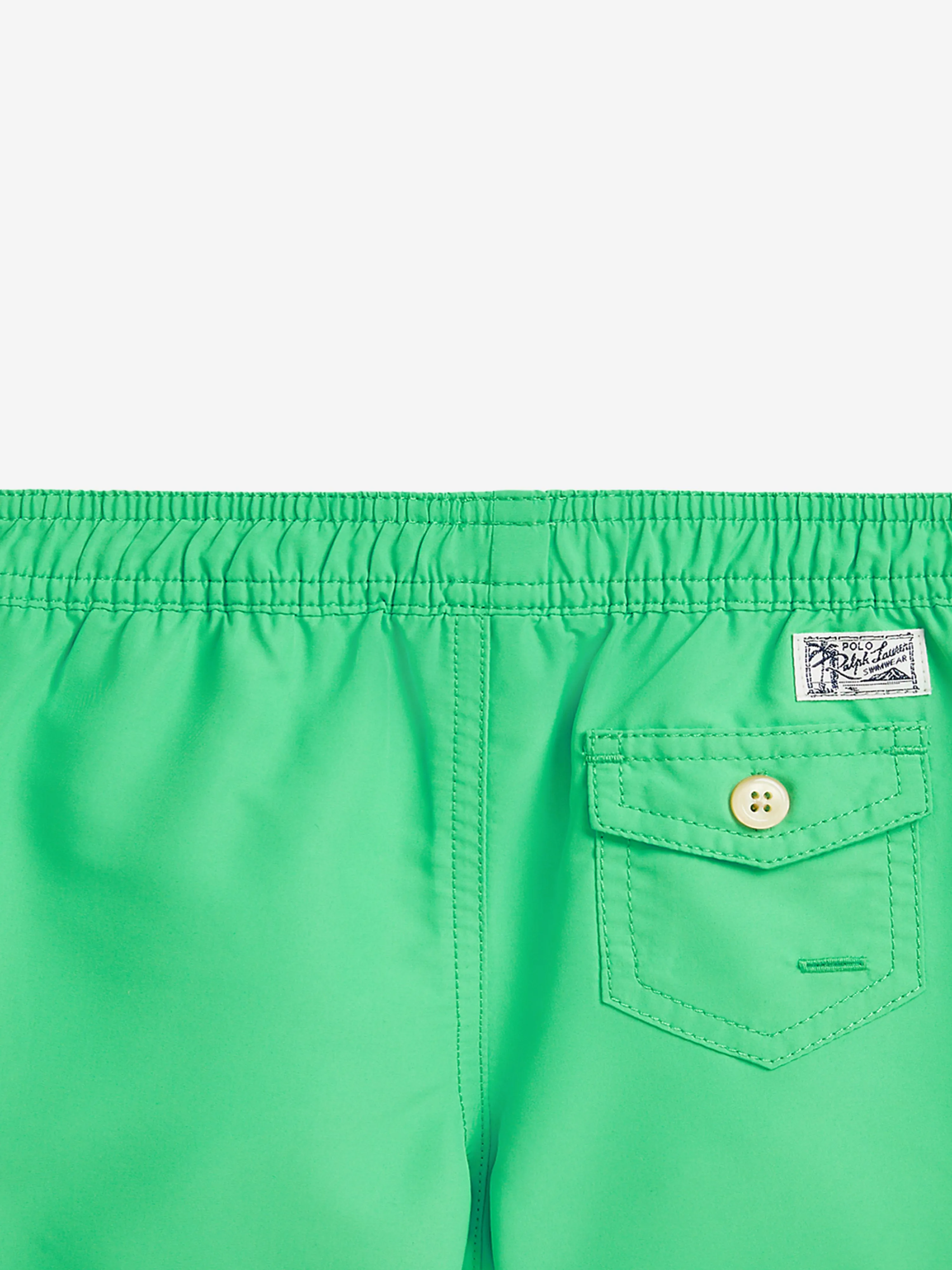 Baby Boys Logo Badeshorts in Grün
