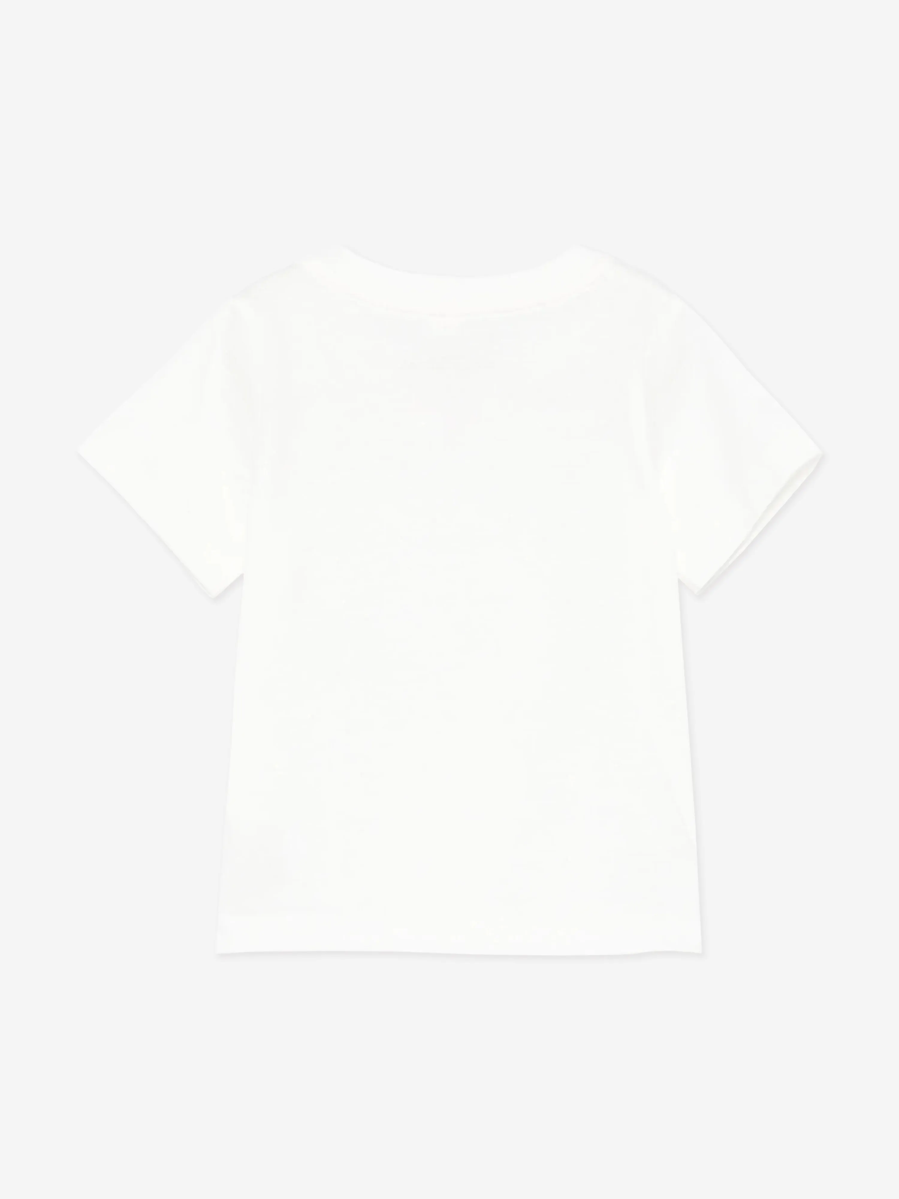 Logo-T-Shirt für Babyjungen in Elfenbein