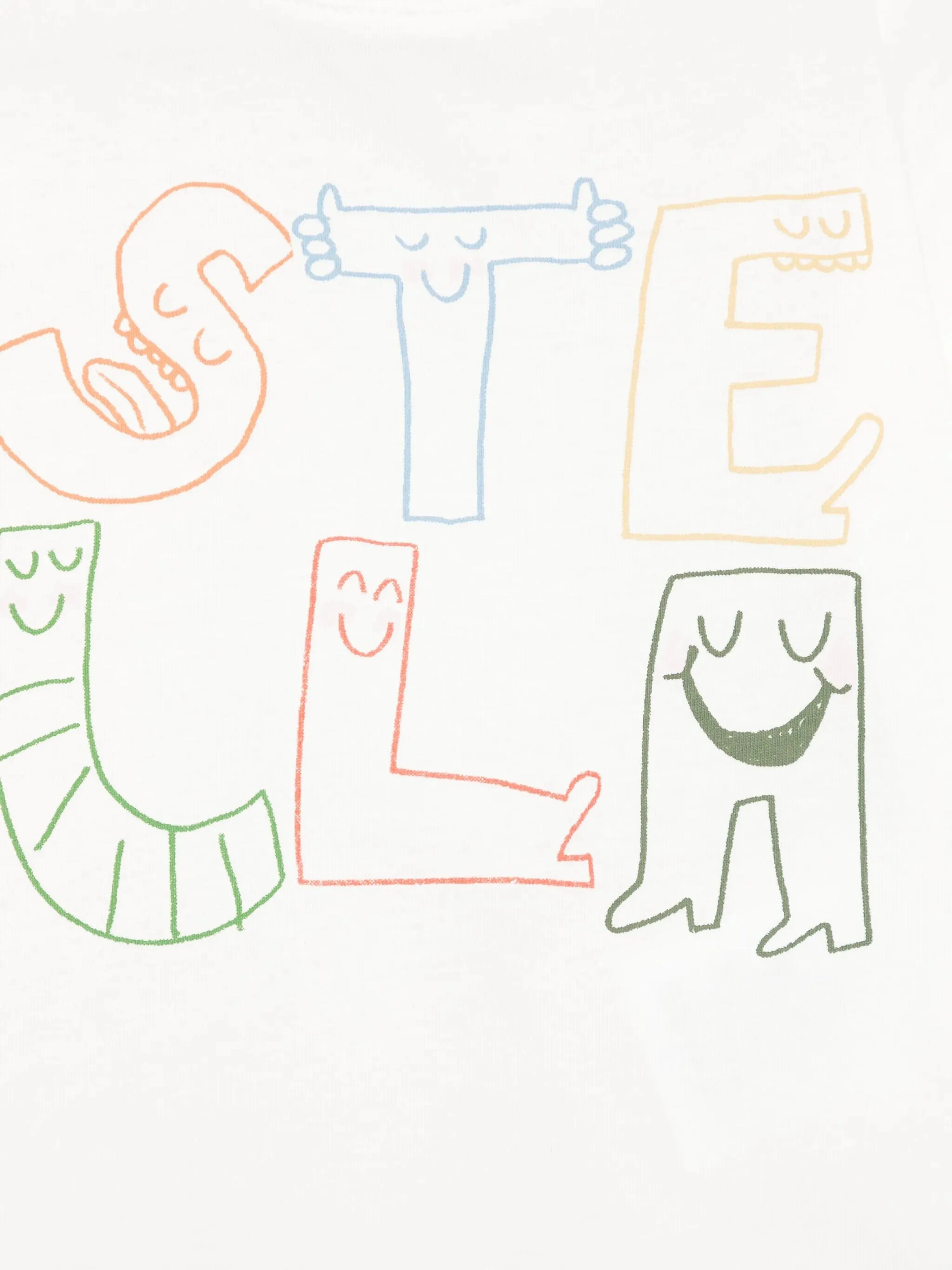 Logo-T-Shirt für Babyjungen in Elfenbein