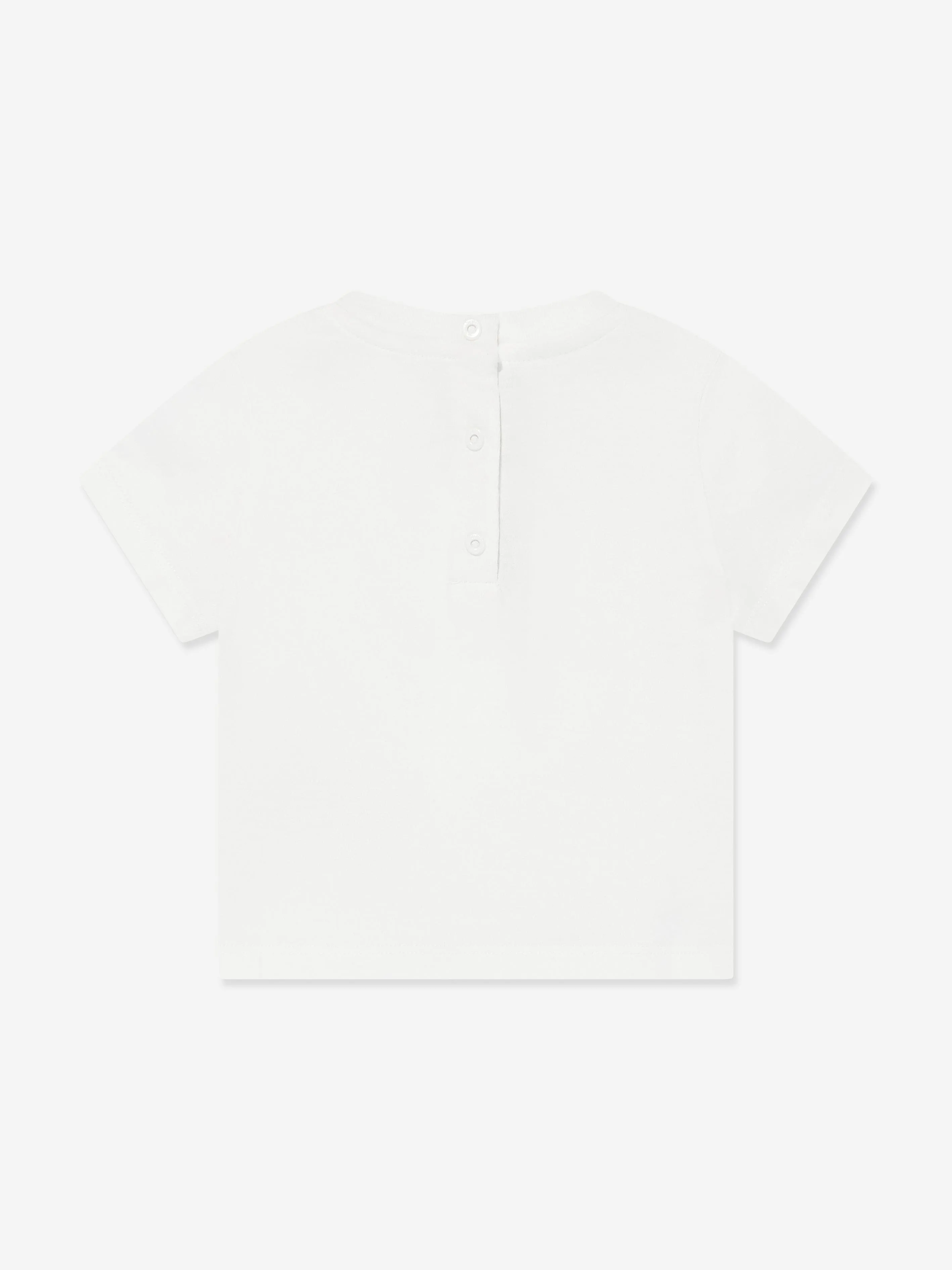 Logo T-Shirt für Babyjungen in Weiß