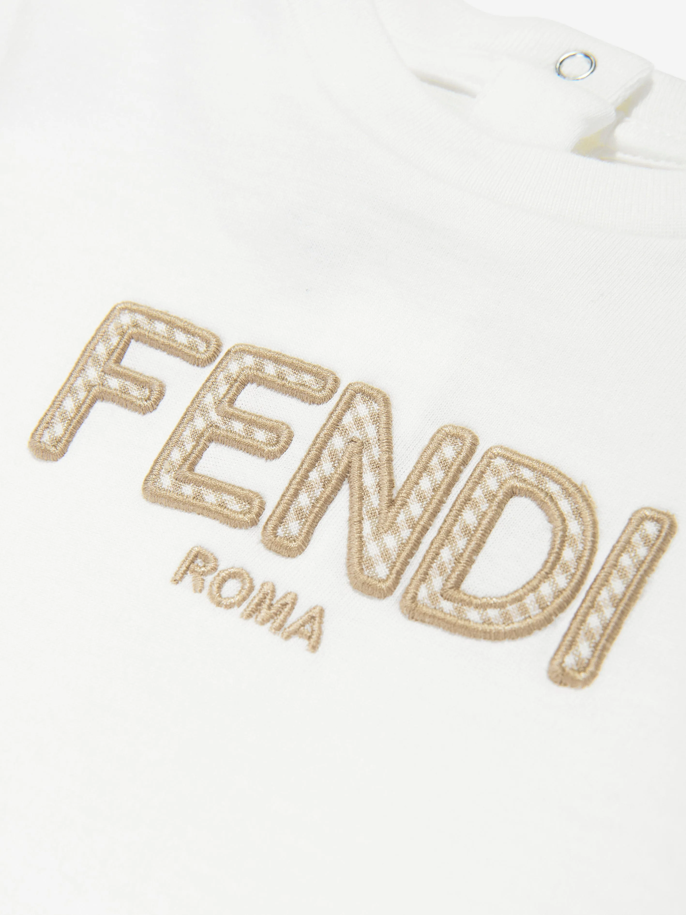 Logo T-Shirt für Babyjungen in Weiß
