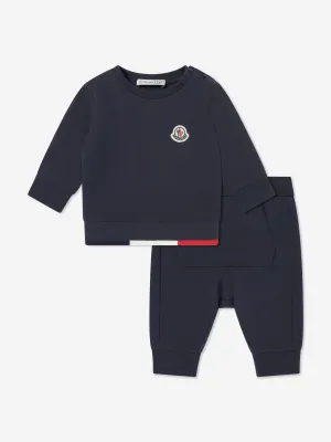 Baby Boys Logo Tracksuit in Marineblau