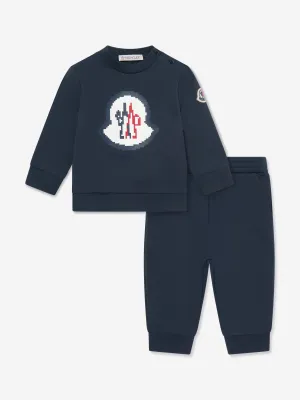 Baby Boys Logo Tracksuit in Marineblau