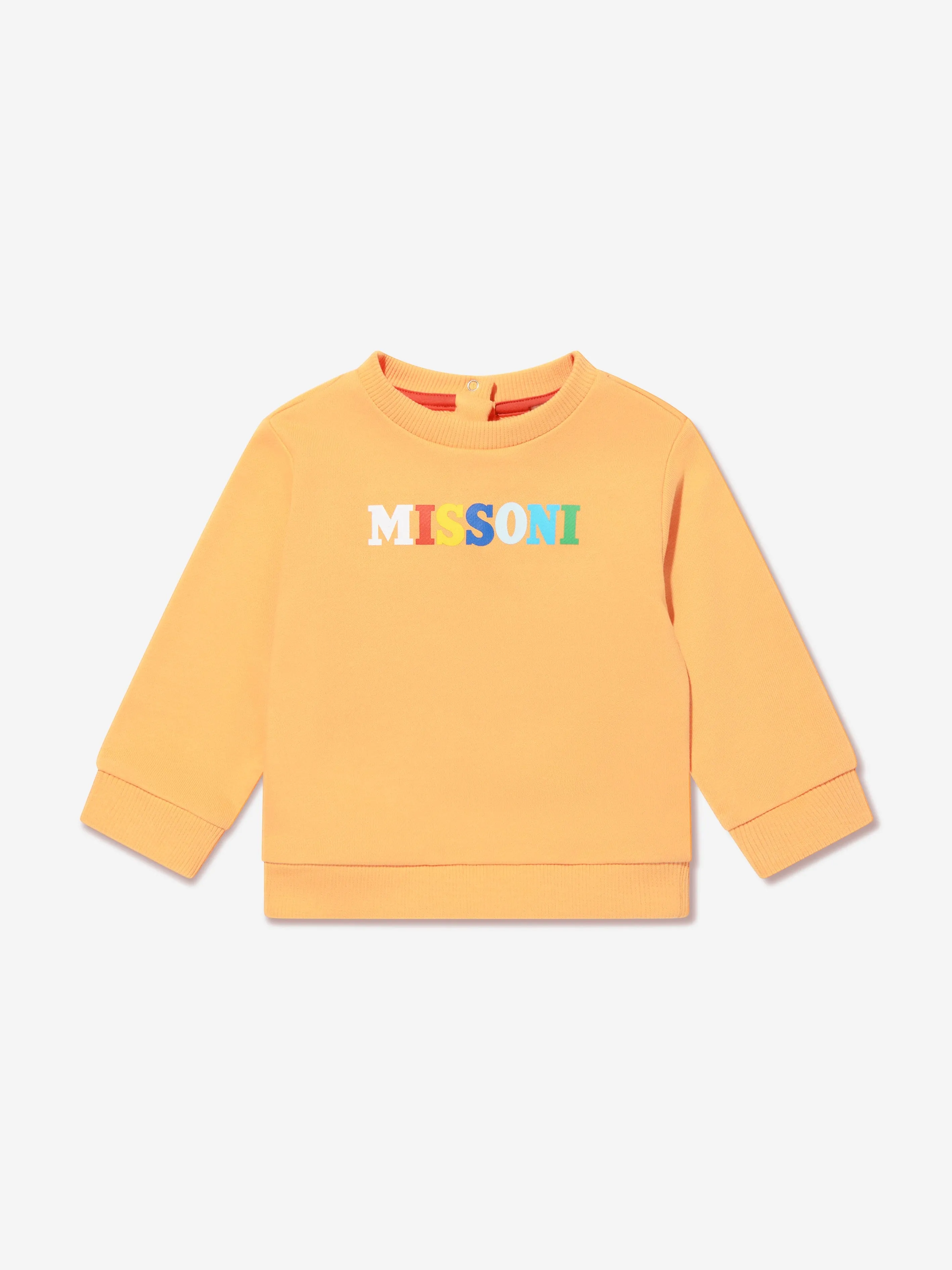 Baby Boys Logo Jogginganzug in Orange