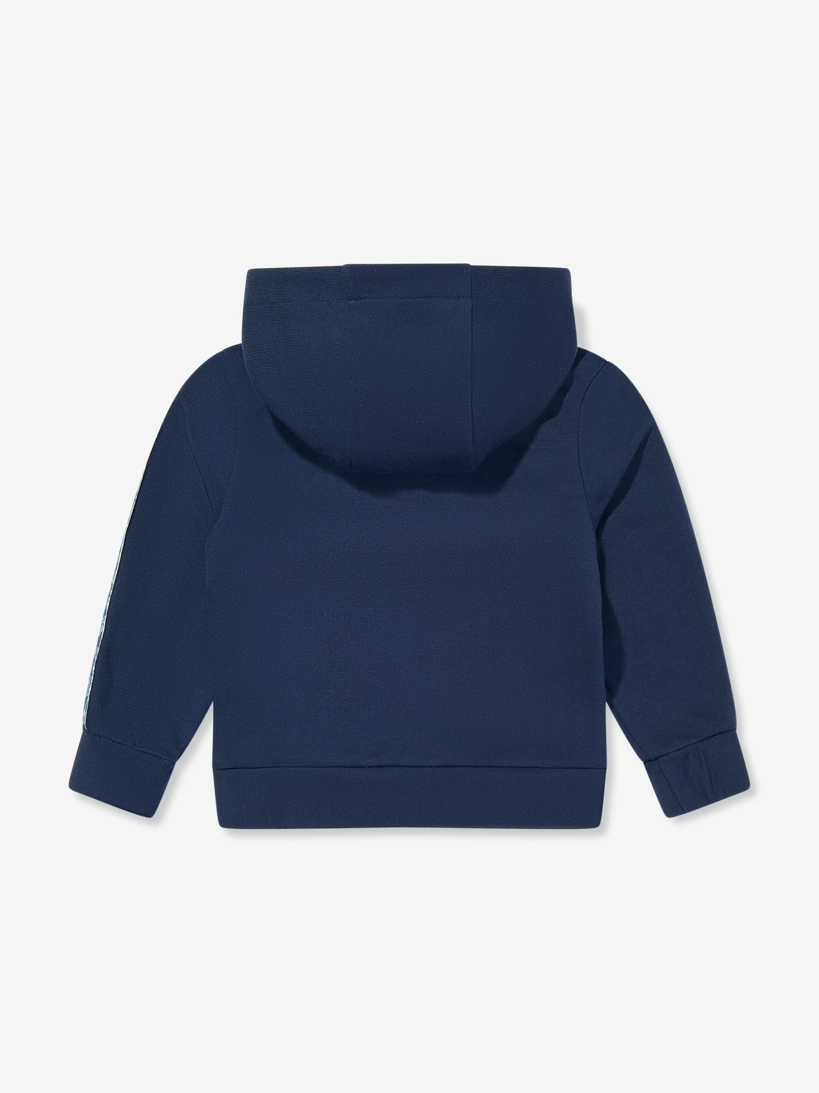 Baby Boys Logo Reißverschluss-Pullover in Marineblau