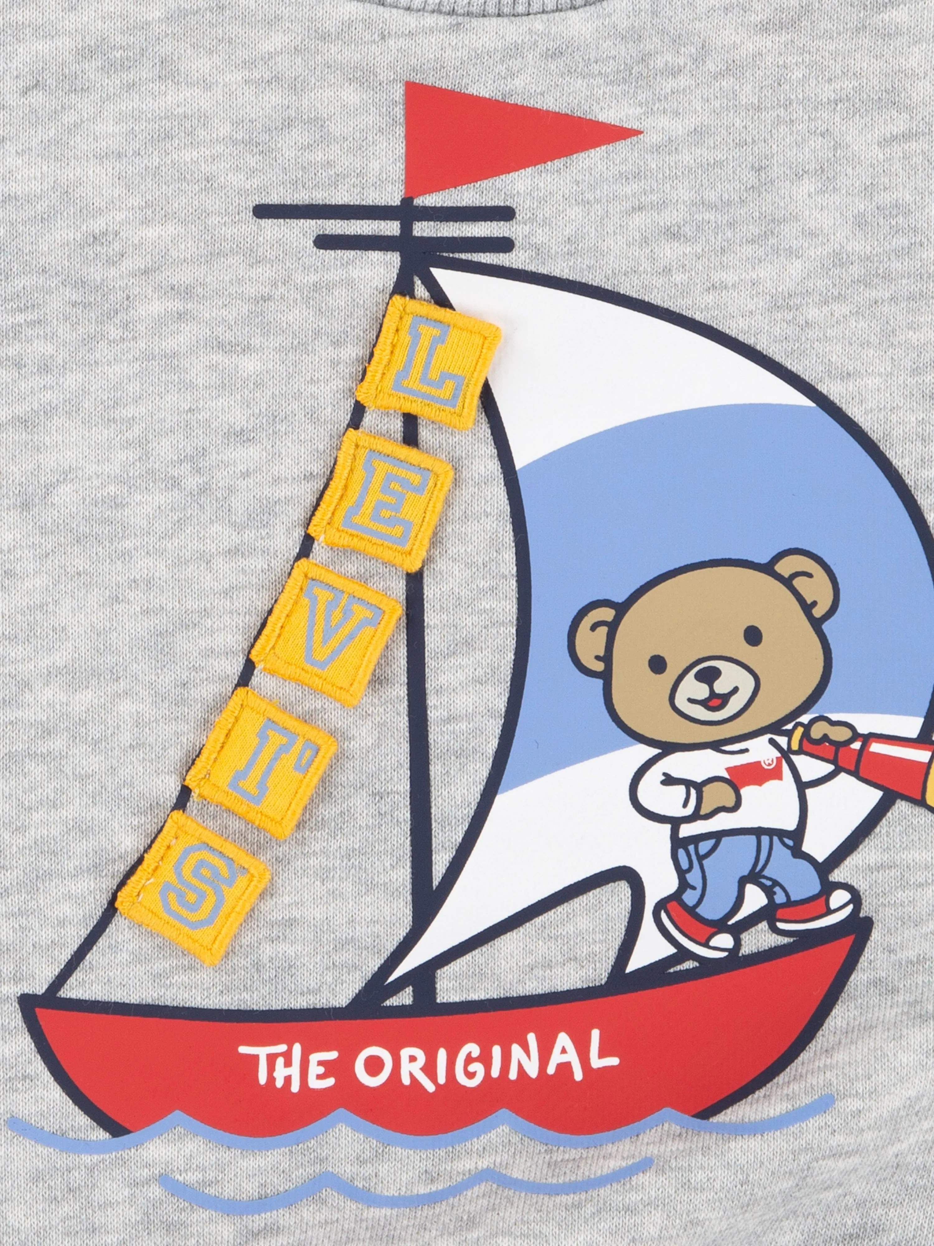 Baby Boys Segeln 3D Sweatshirt in Grau