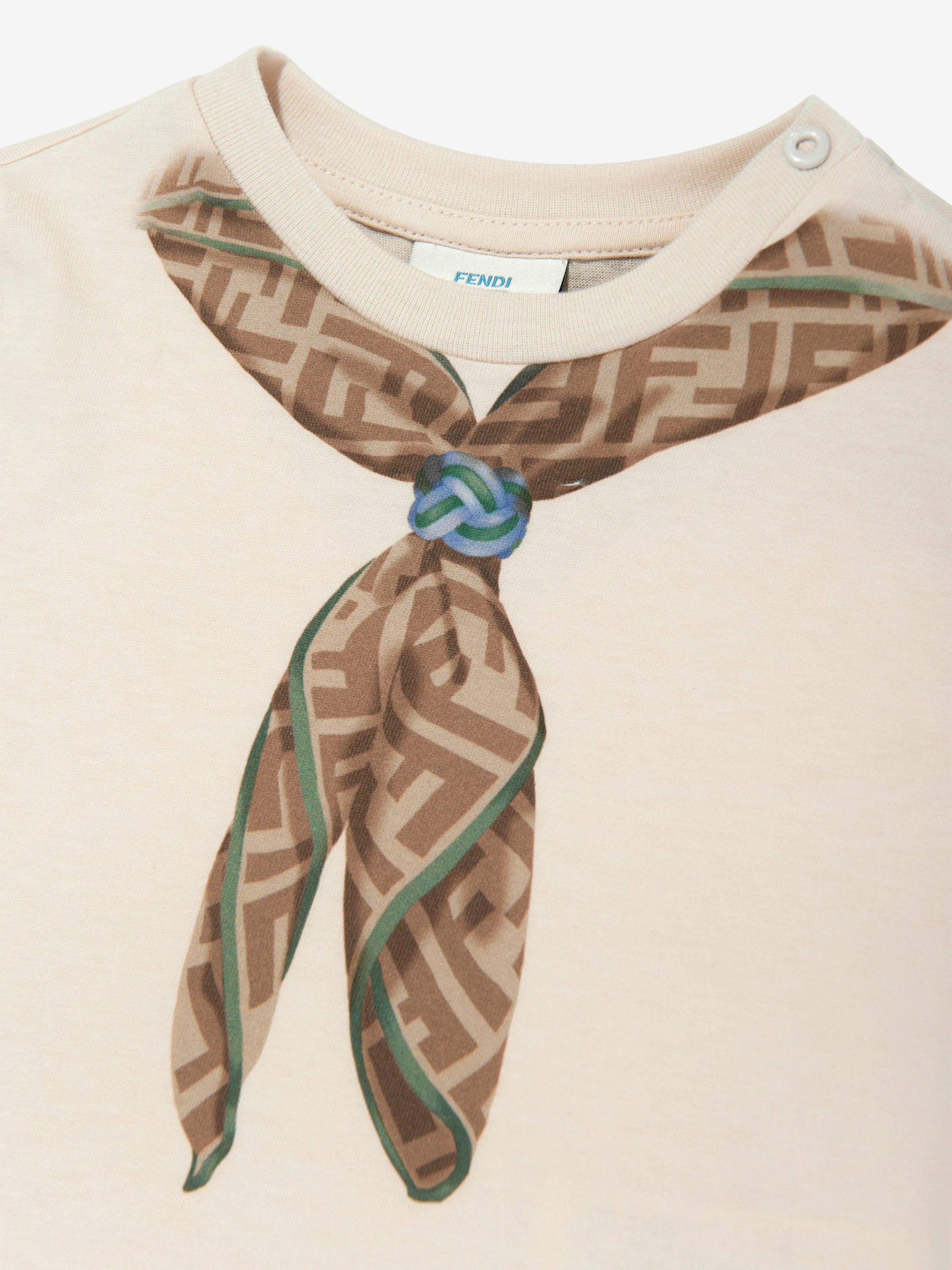 Baby Boys Schalldruck T-Shirt in Beige