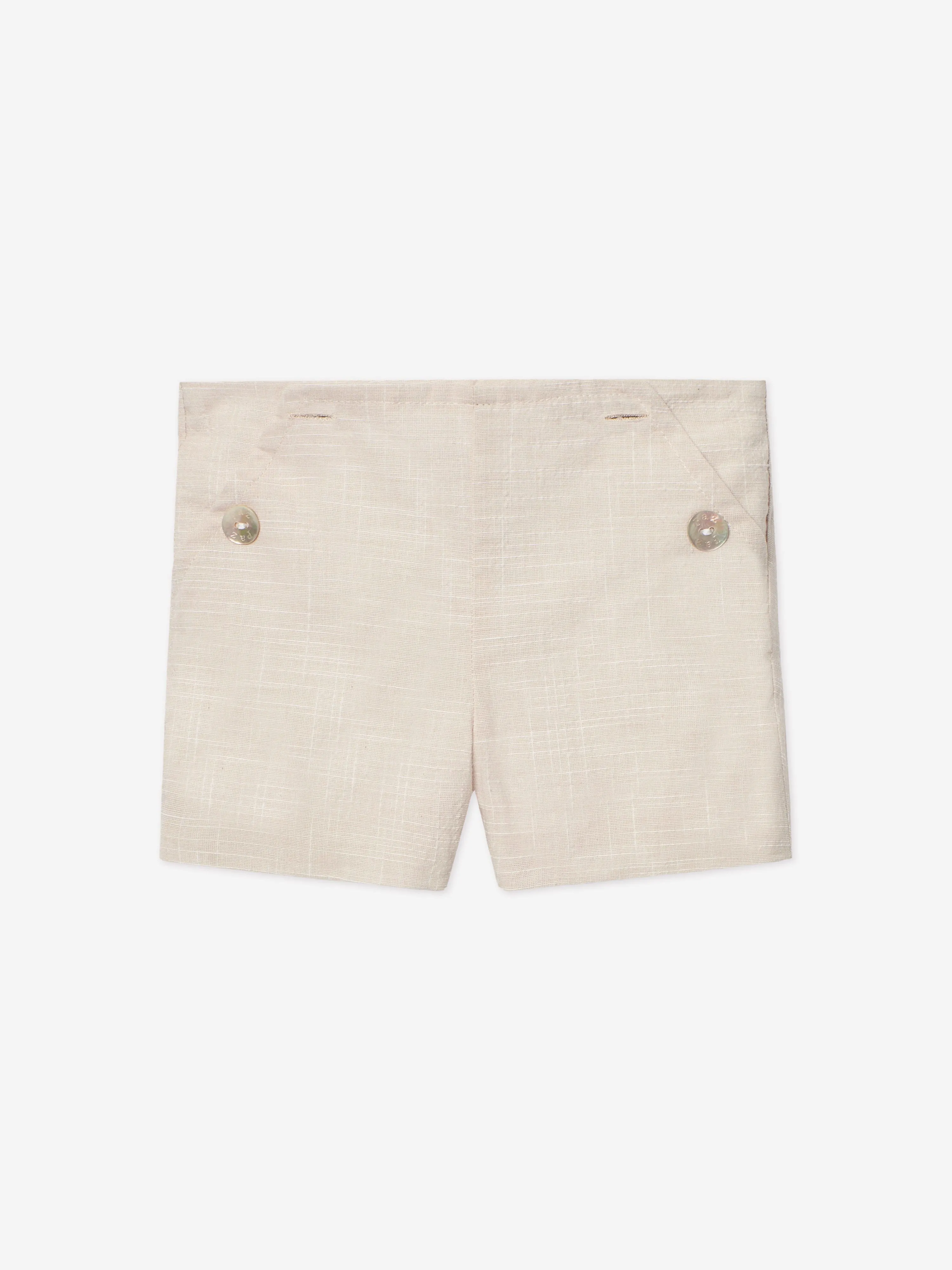 Kurzarmset für Babyjungen in Beige