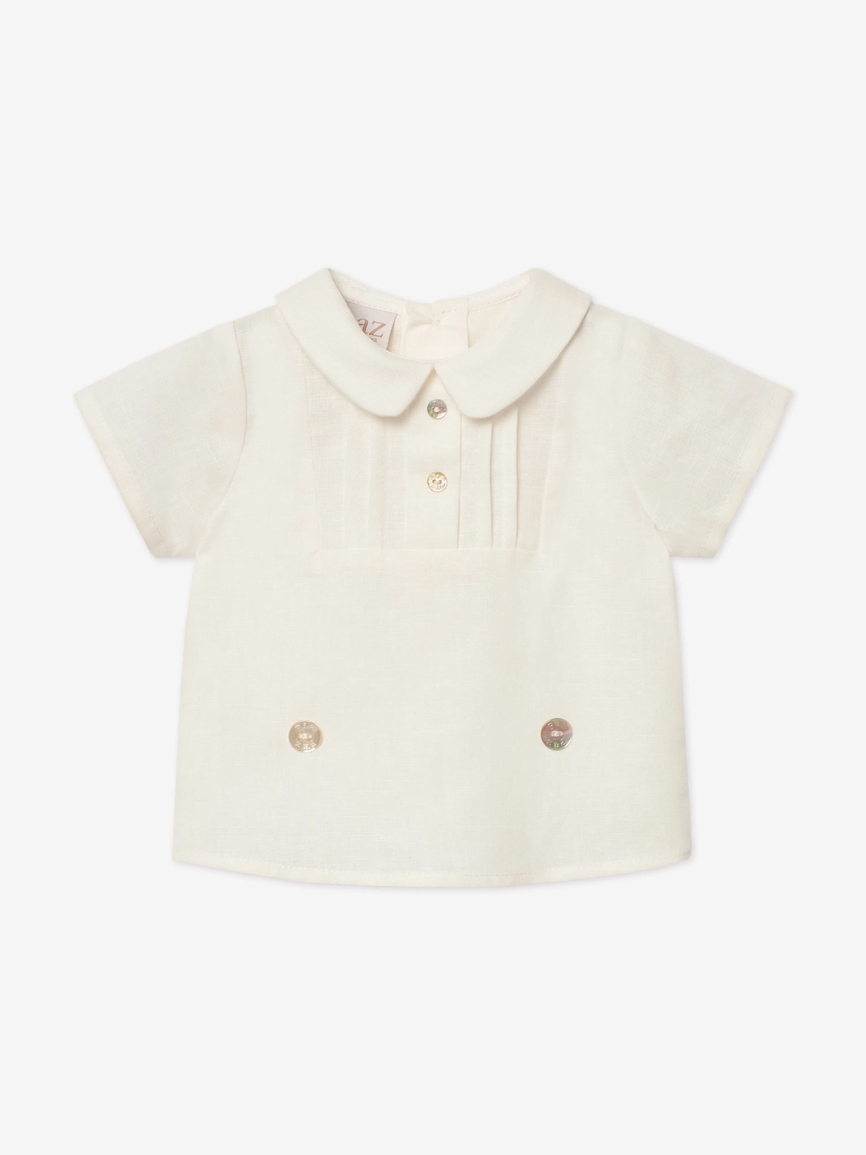 Baby-Jungen-Kurzarm-Set in Beige