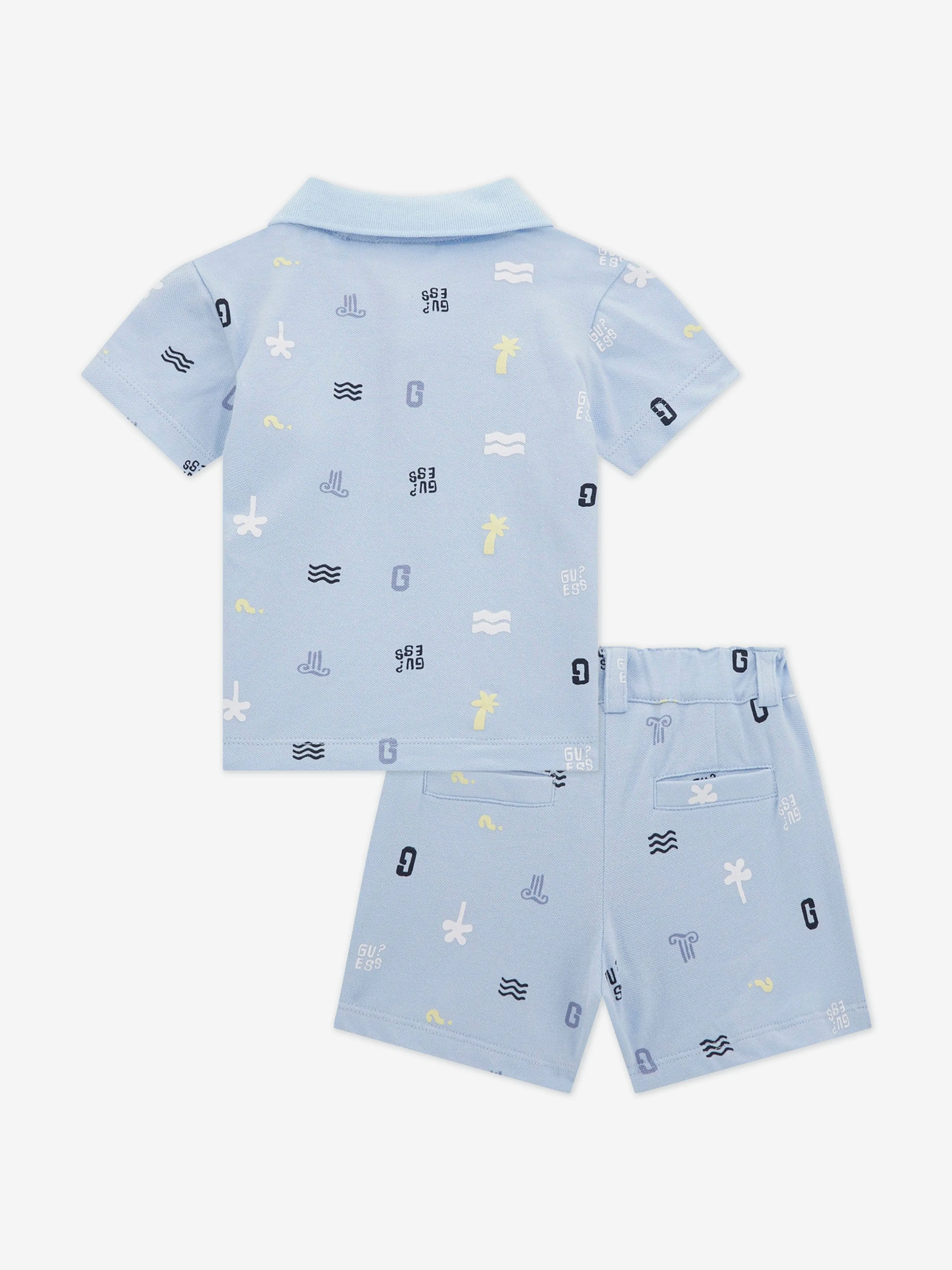 Kurzset für Babyjungen in Blau