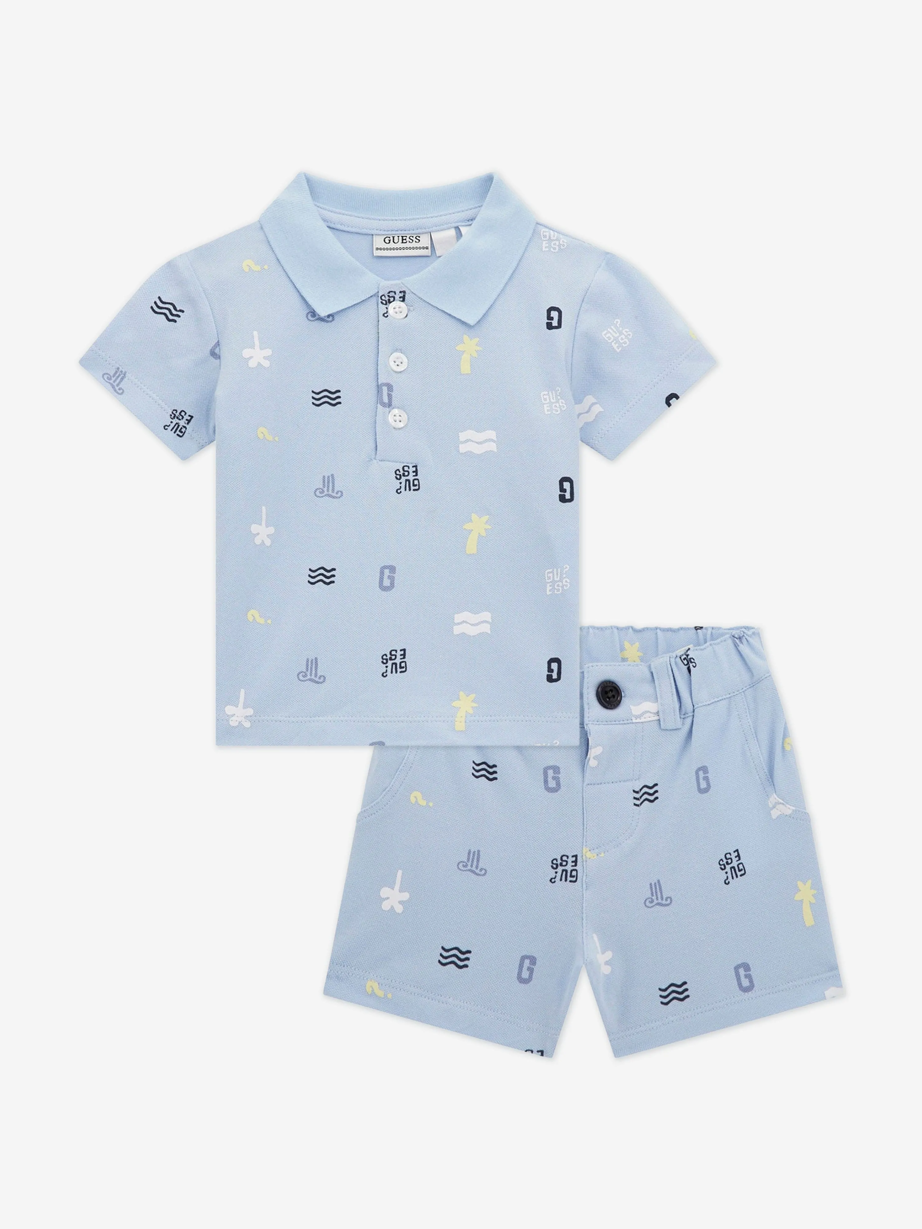 Kurzset für Babyjungen in Blau