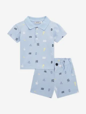 Kurzset für Babyjungen in Blau