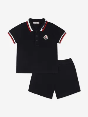 Baby Boys Kurzarm-Set in Marineblau