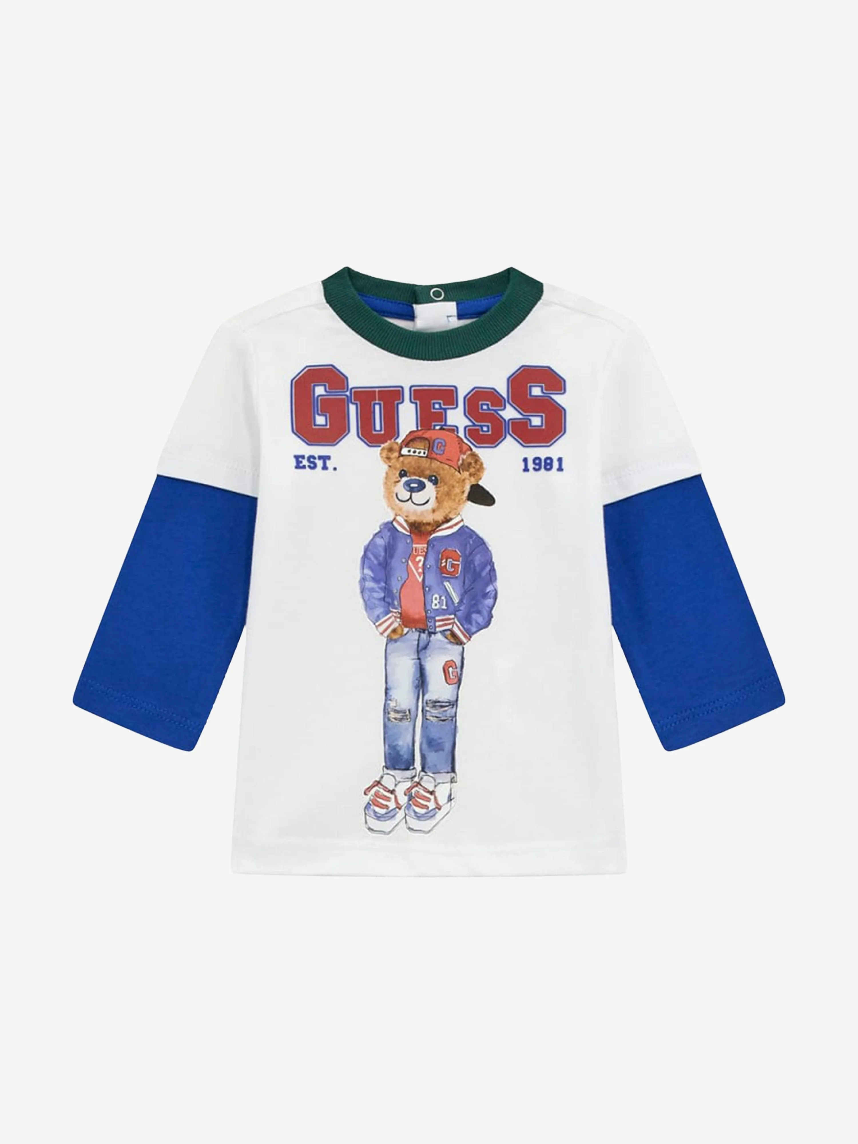 Baby Boys T-Shirt und Hose Set in Weiß