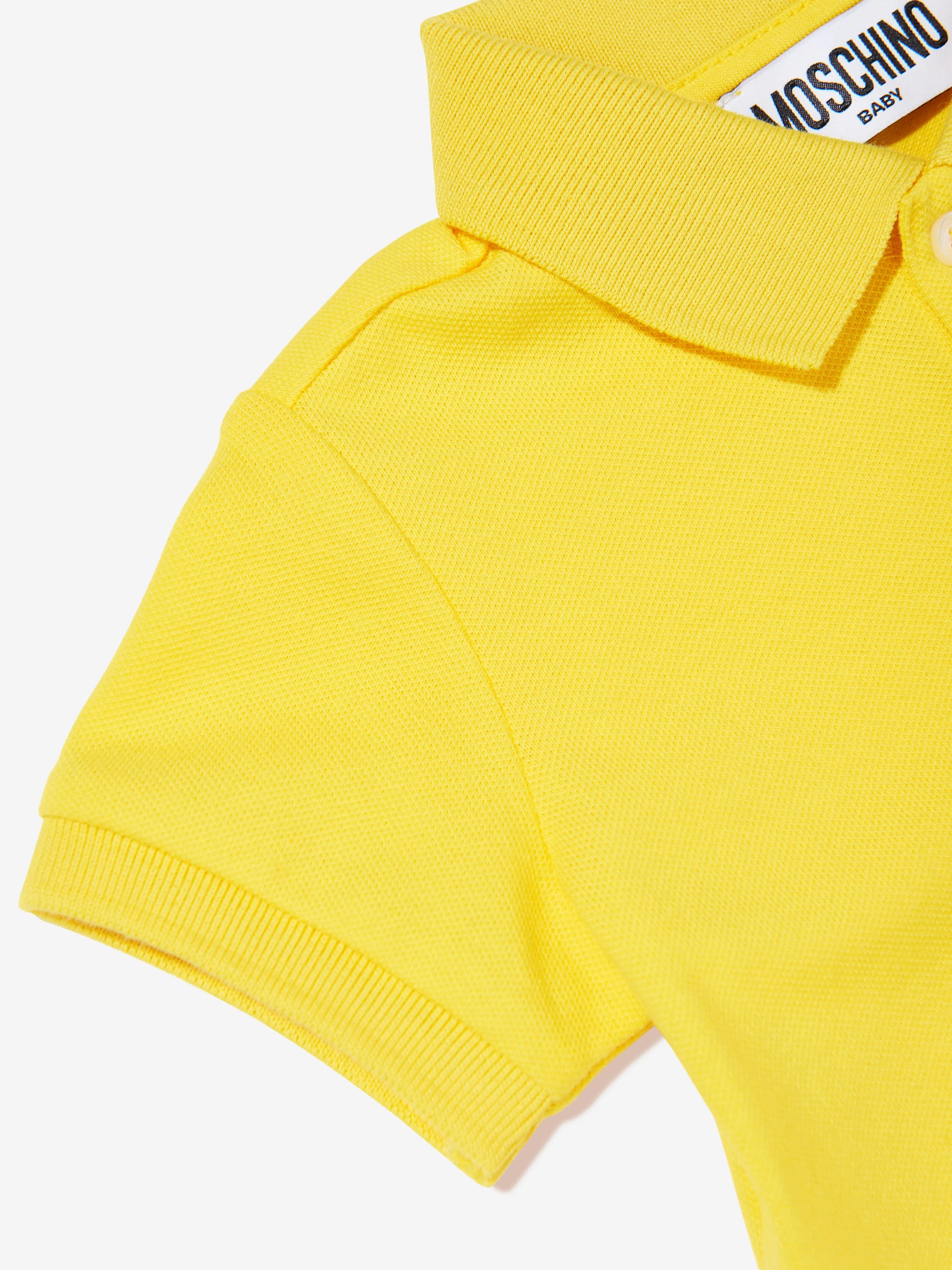 Baby Boys Teddybär Polo-Shirt in Gelb