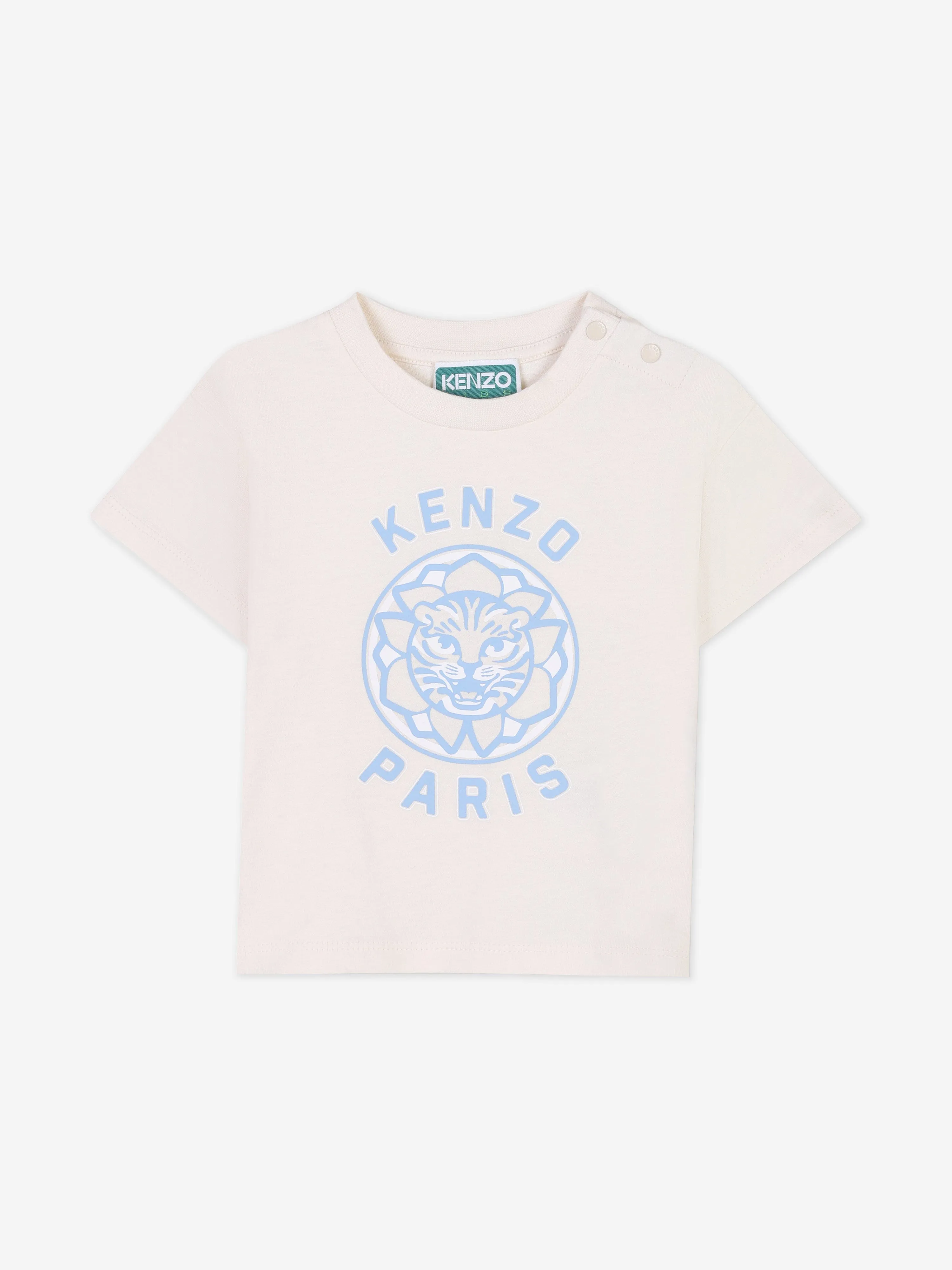 Baby Boys Tiger Kurzarm-Set in Blau