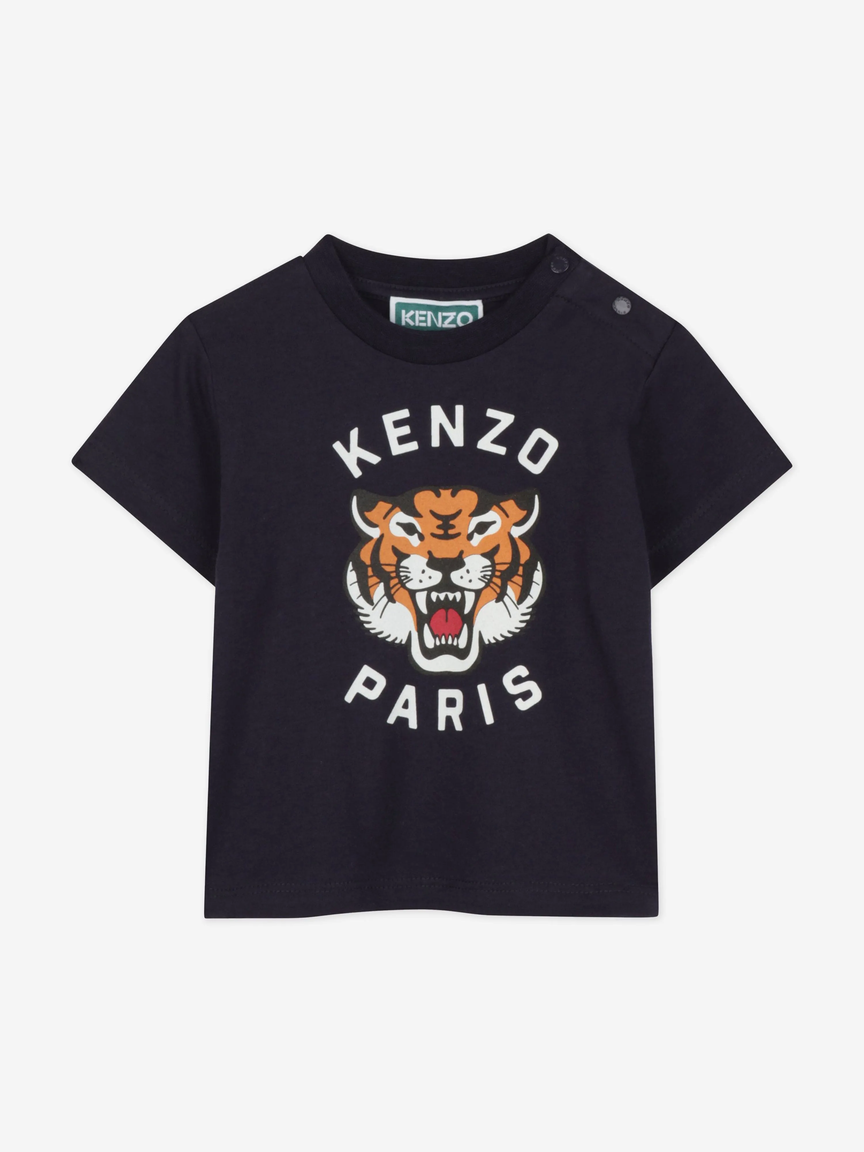 Baby Boys Tiger T-Shirt in Marineblau