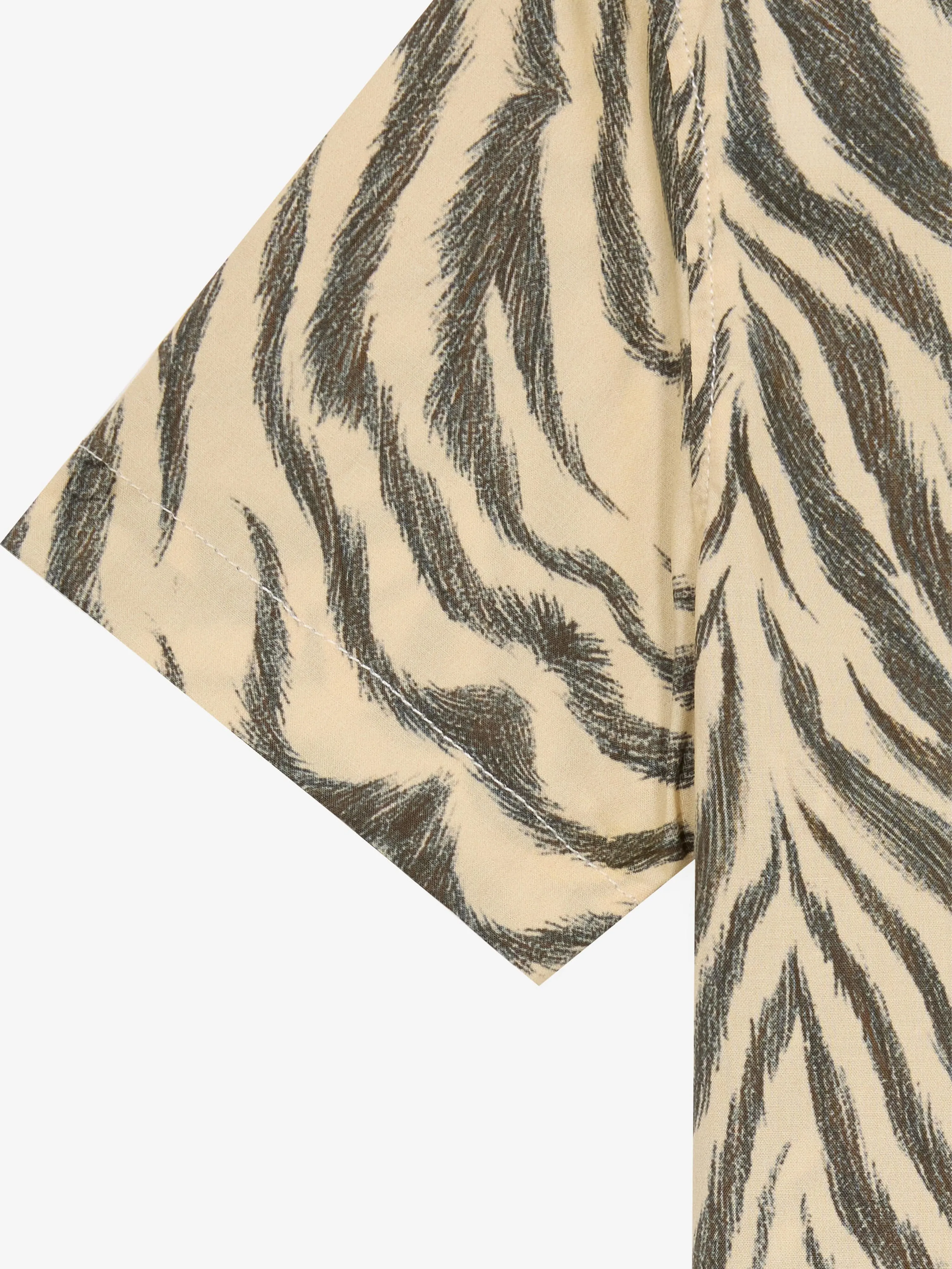 Braunes Zebra-Print Hemd für Babyjungen