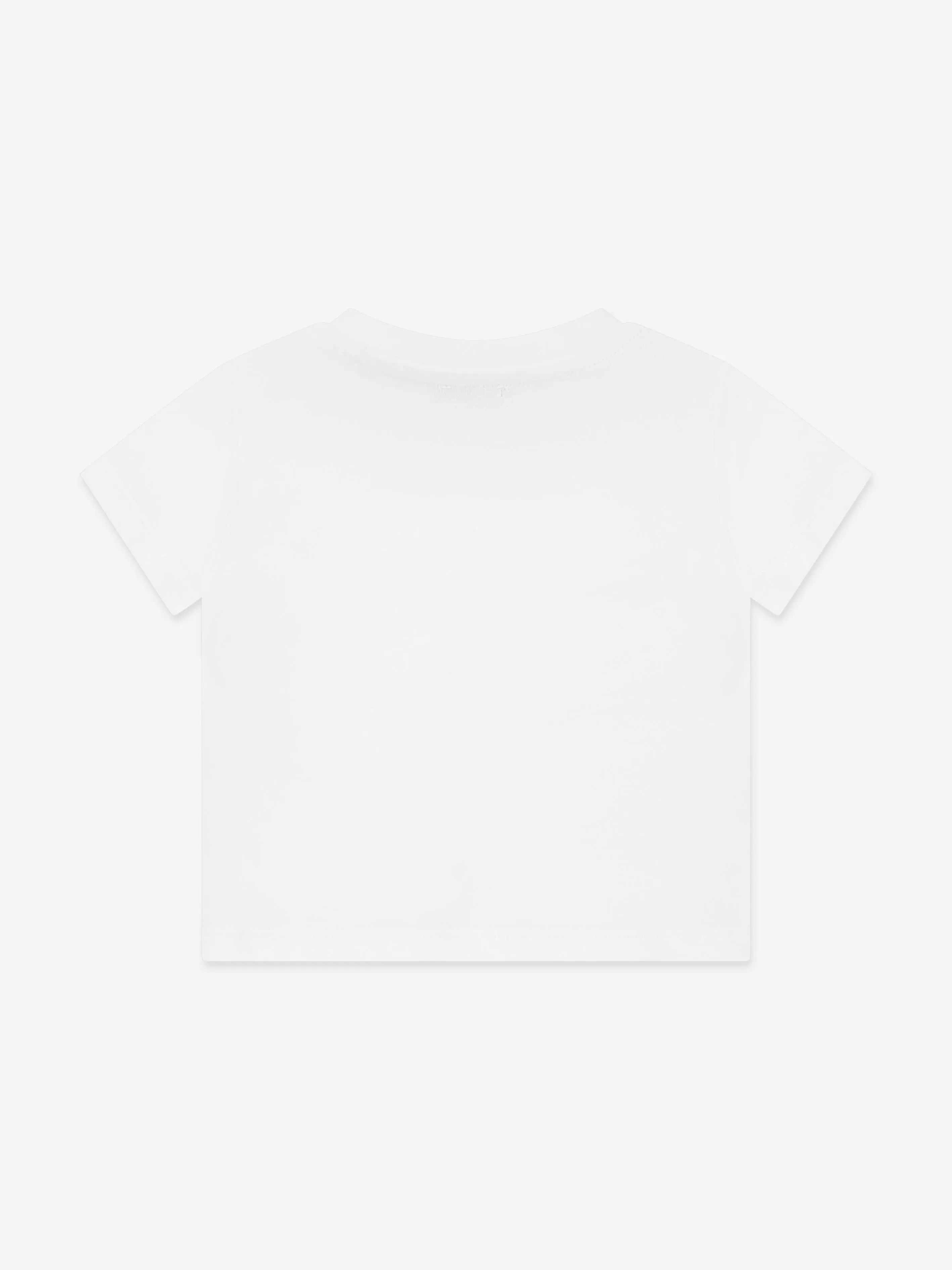 Baby Boys Zickzack-Print T-Shirt in Weiß